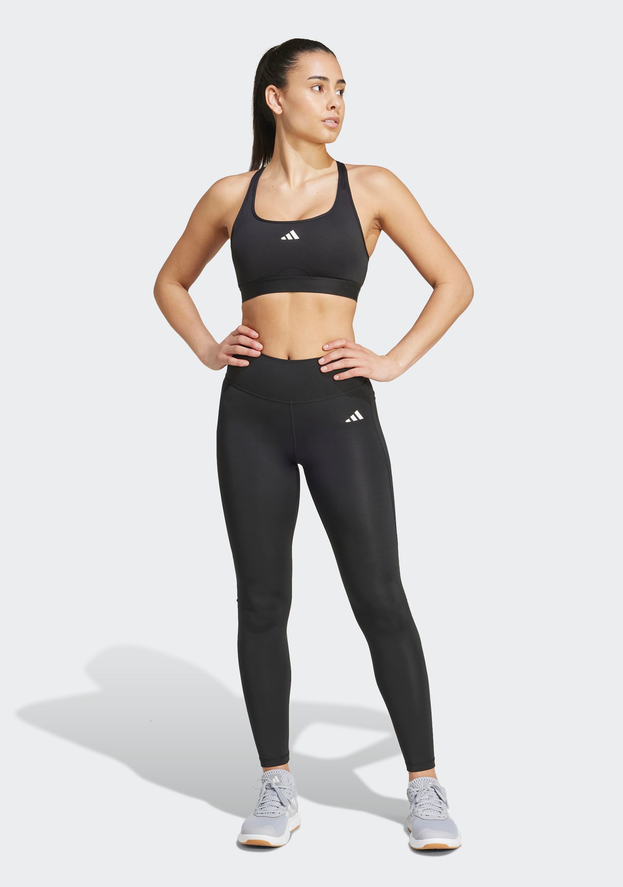 Adidas Women's Optime Essentials Stash Pocket Full-Length Leggings