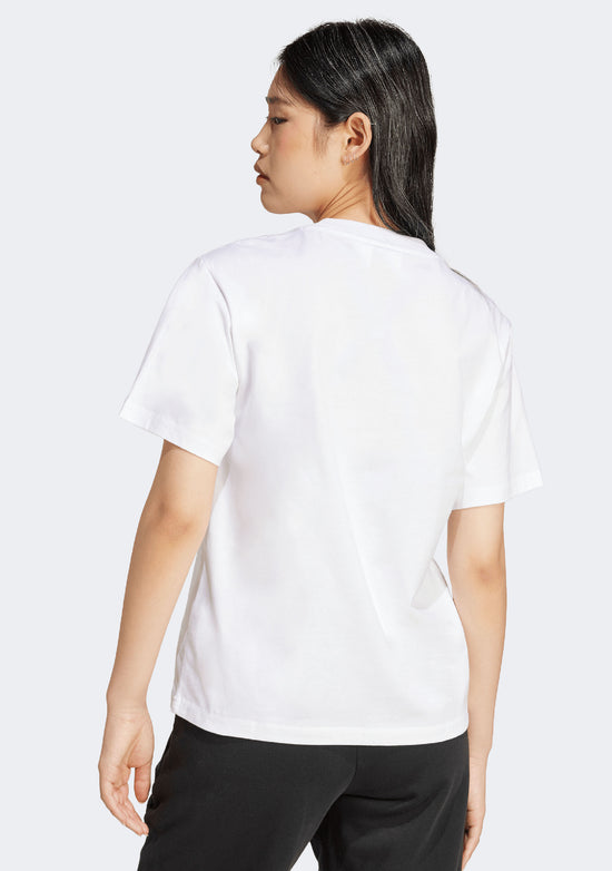 Adidas Women's Essentials Small Logo Cotton Tee