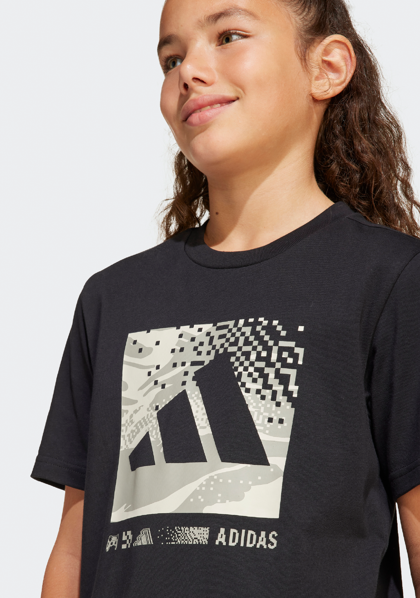 Adidas Kids' Camo Logo Tee
