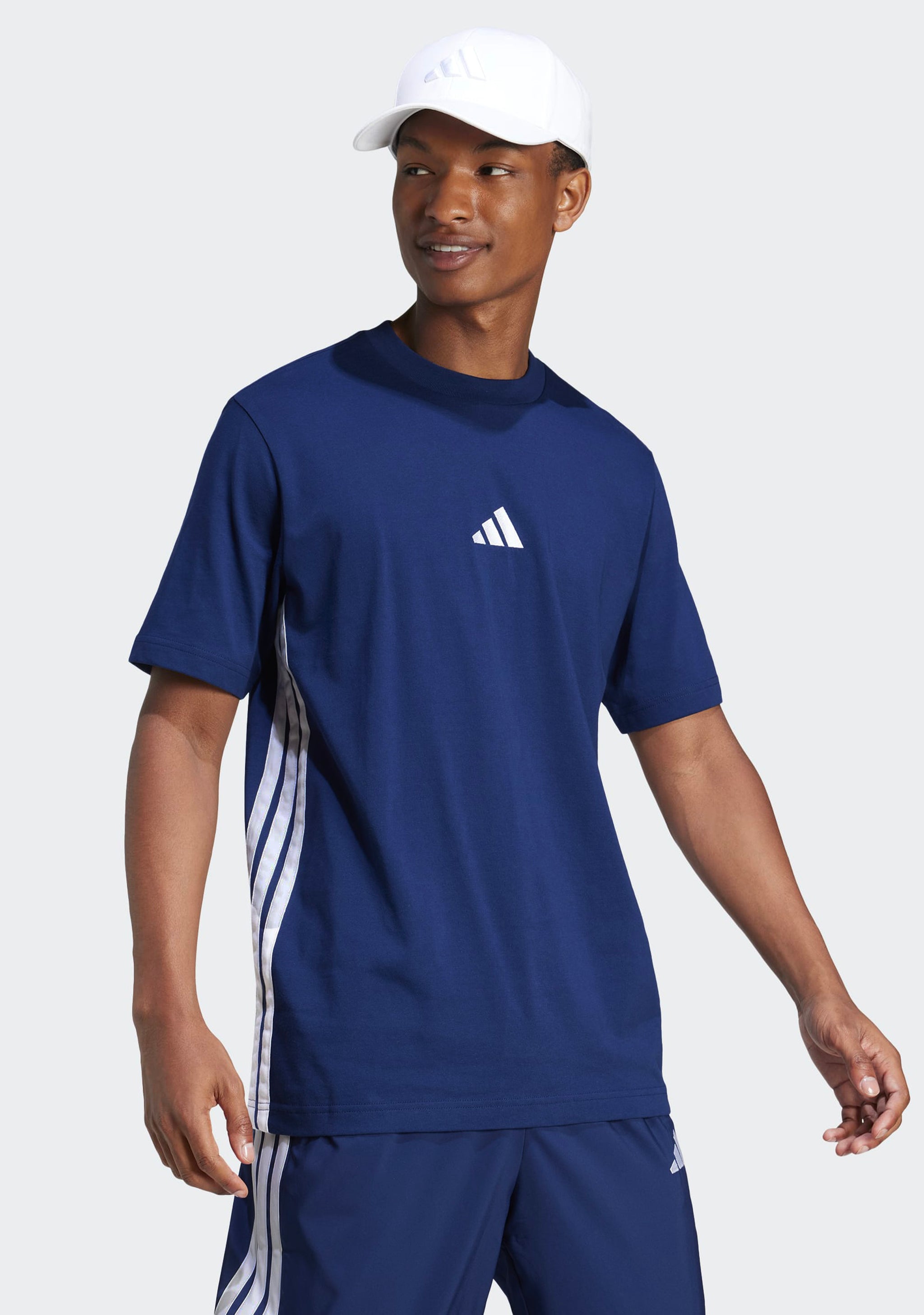 Adidas Men's Essentials 3-Stripes Single Jersey Tee