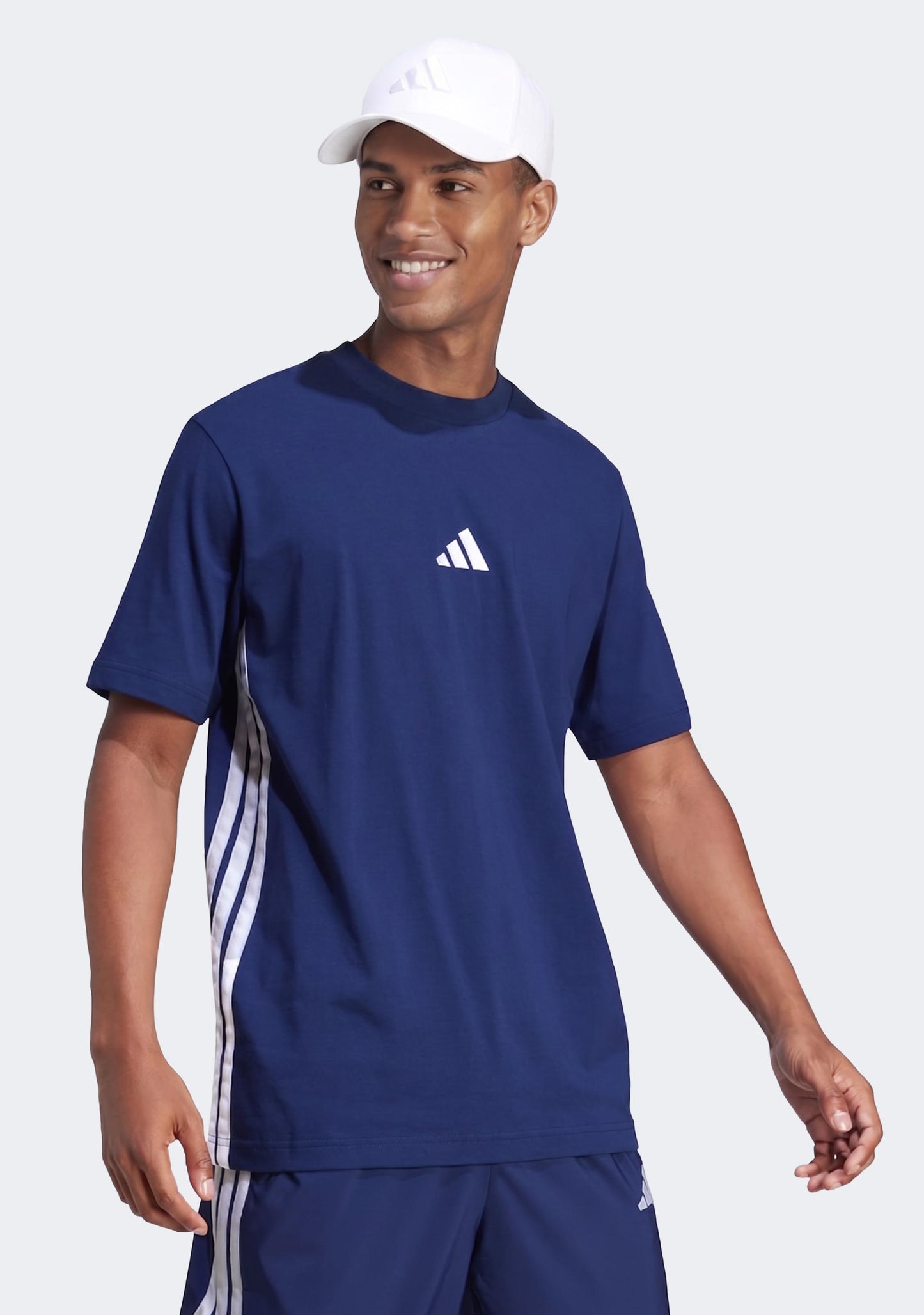 Adidas Men's Essentials 3-Stripes Single Jersey Tee