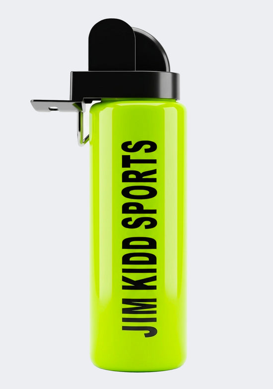 Jim Kidd Sports Chin Rest Water Bottle Lime/Black