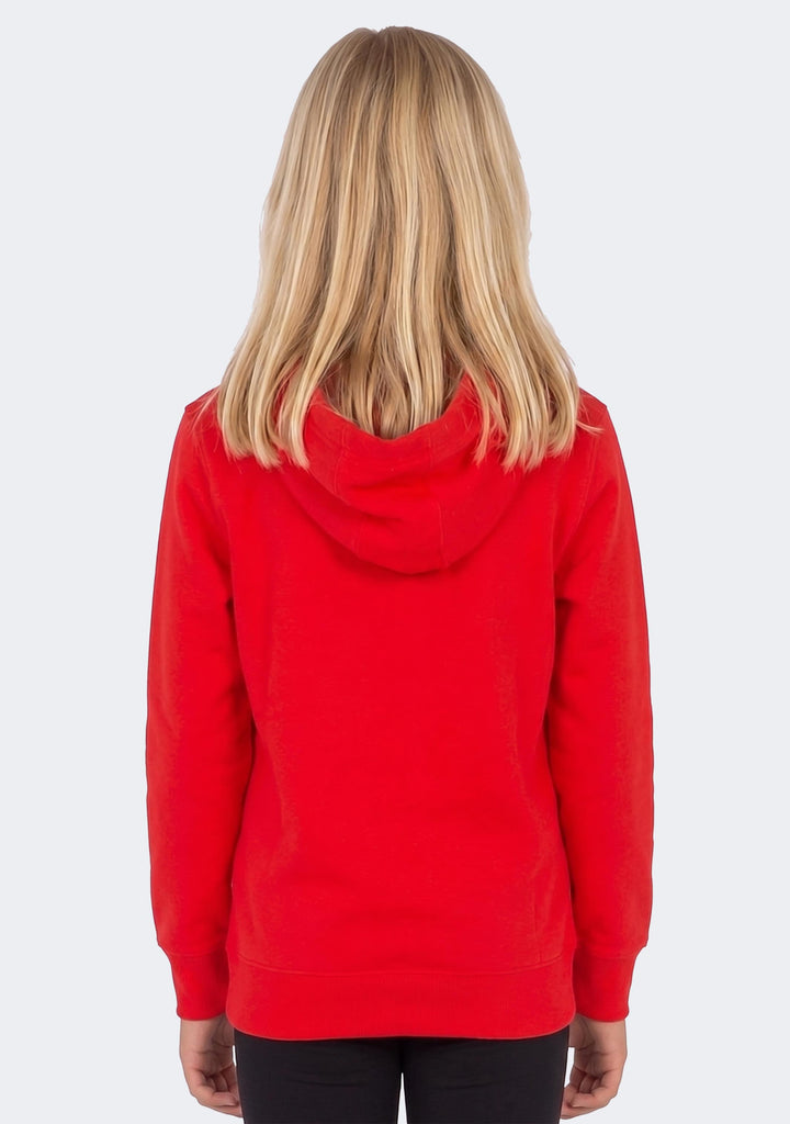Champion Junior Script Hoodie Vermillion Red