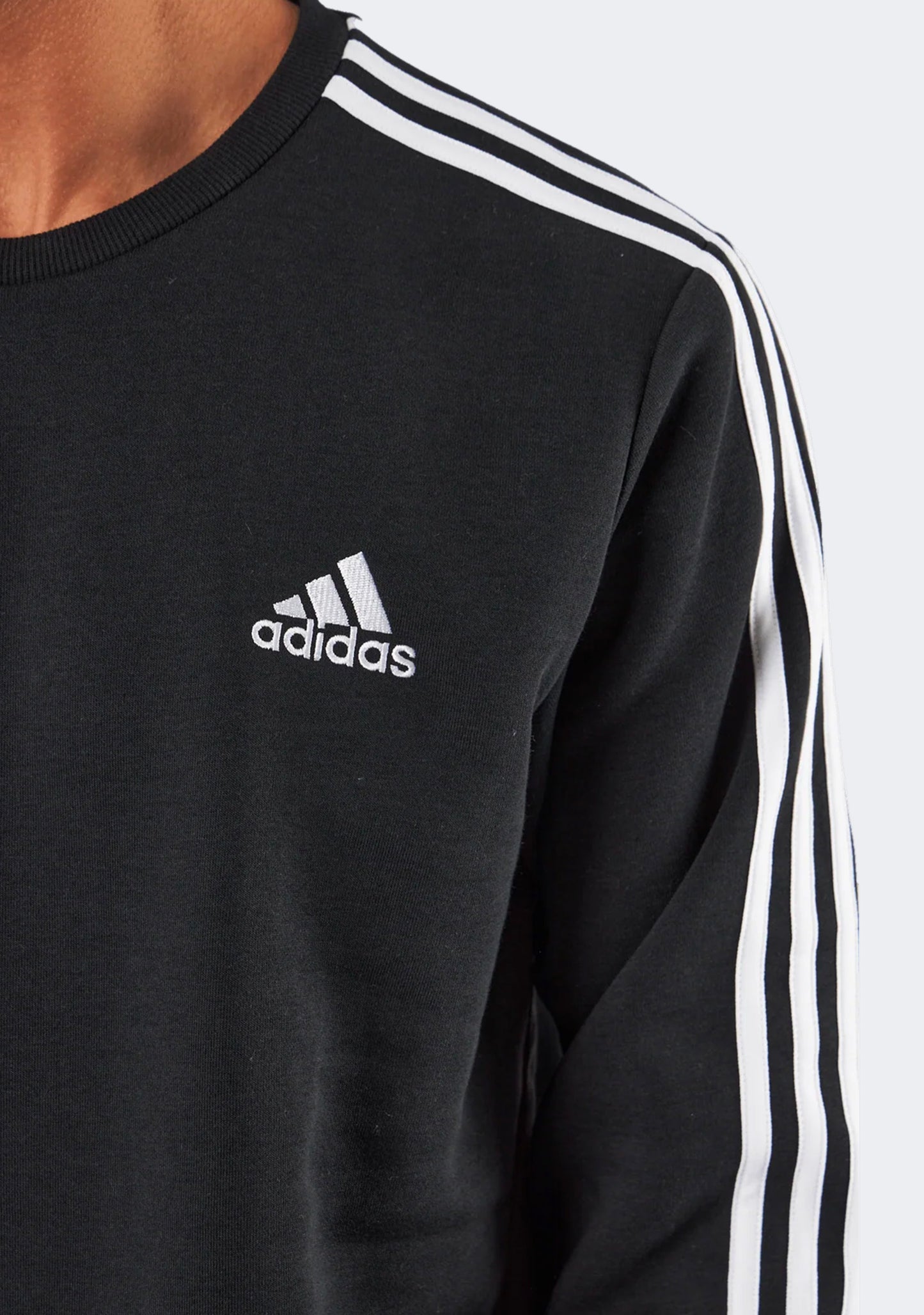 Adidas Men's Essentials Fleece 3-Stripes Sweatshirt