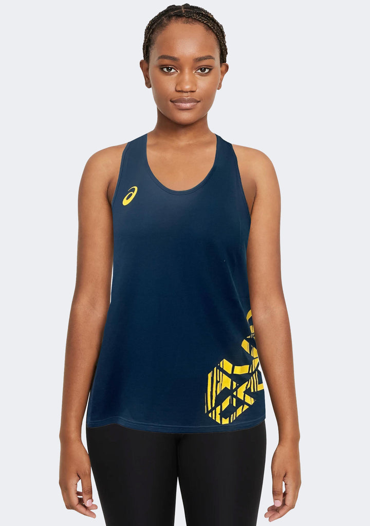 Asics Women's Cricket Australia Supporter Lifestyle Singlet