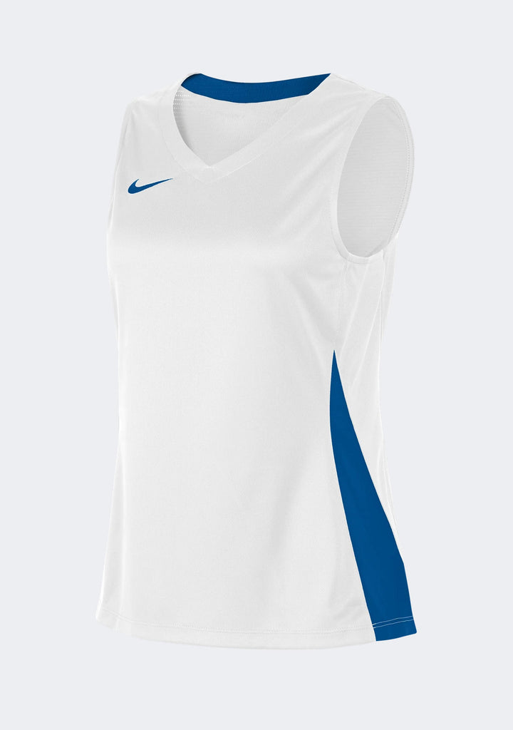 Nike Women's Team Basketball Training Jersey - White/Blue