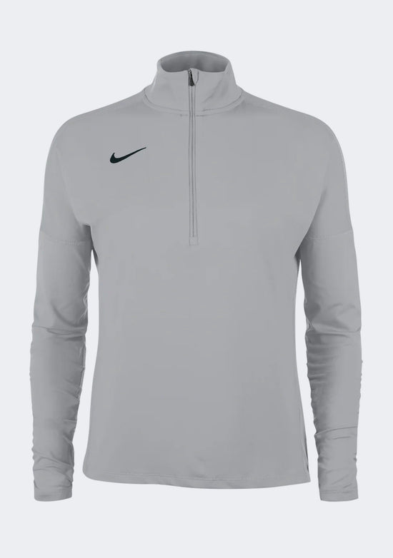 Nike Women's Team Dri-FIT Element Half Zip Top Grey