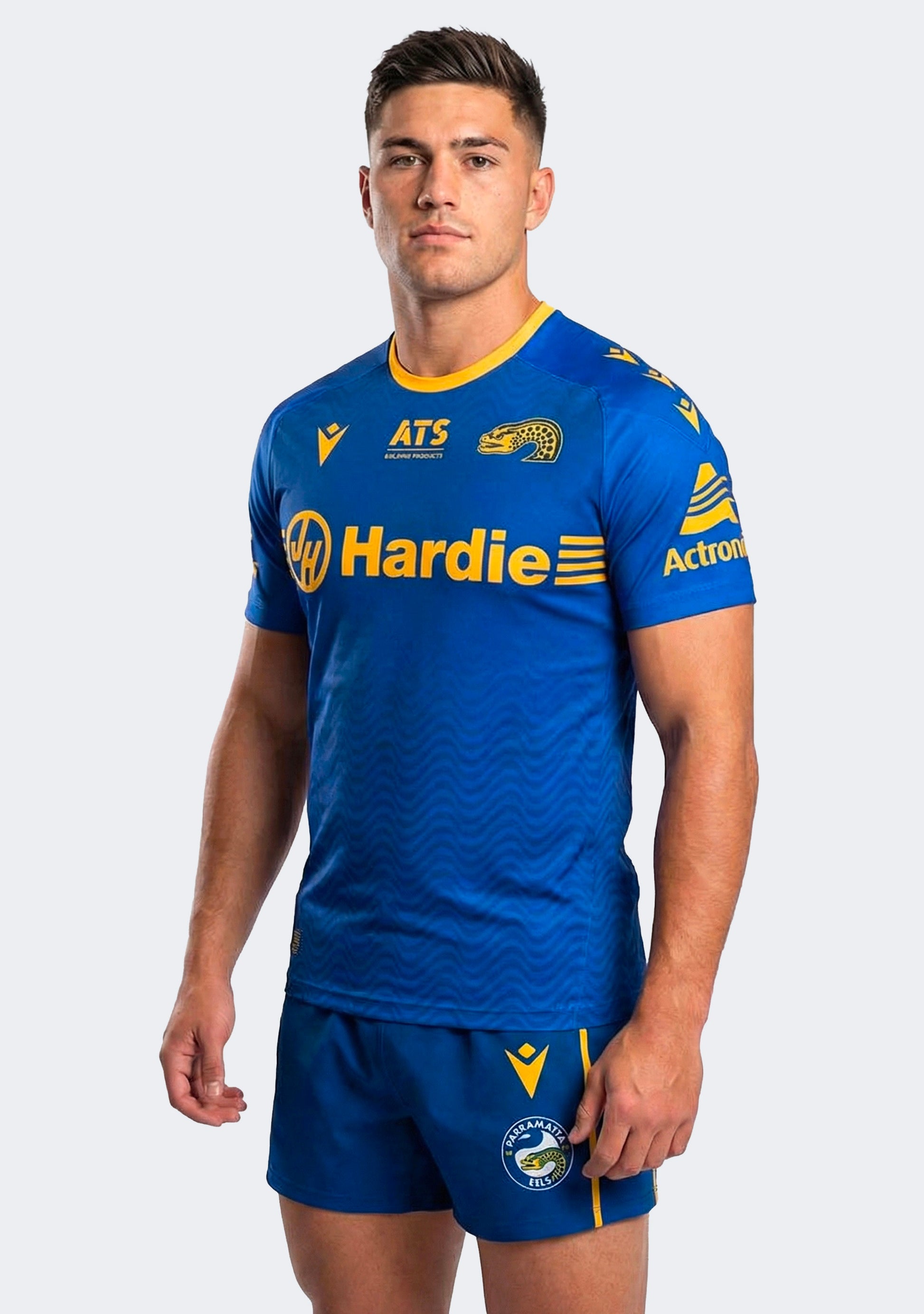 Macron Men's Parramatta Eels 2025 Run Out Shirt