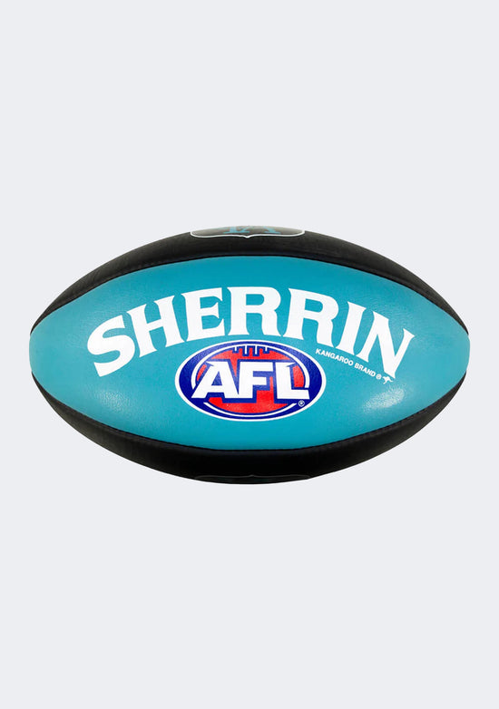 Sherrin Port Adelaide Power Team Leather Football