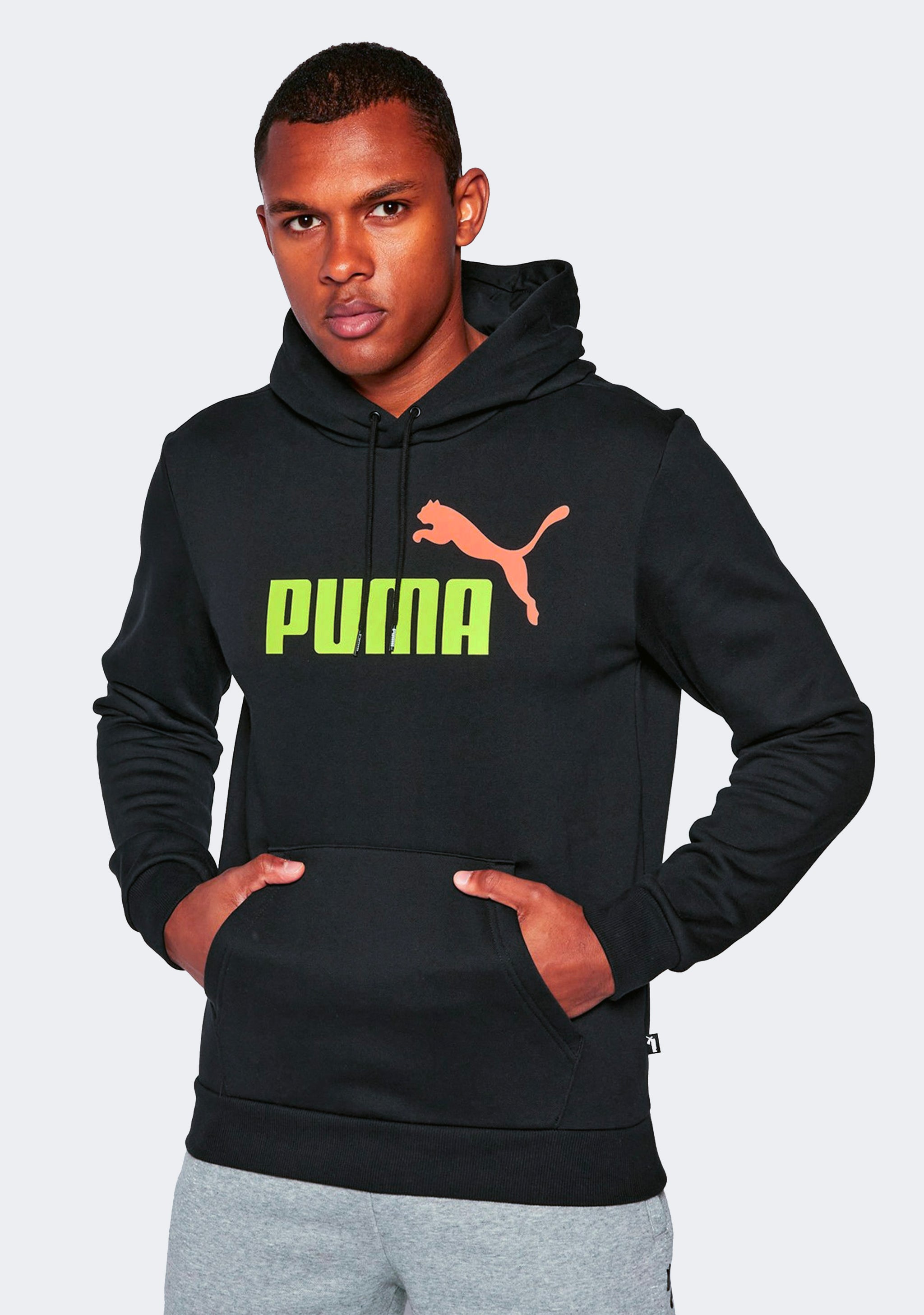 Puma Men's ESS 2 Colour Big Logo Hoodie