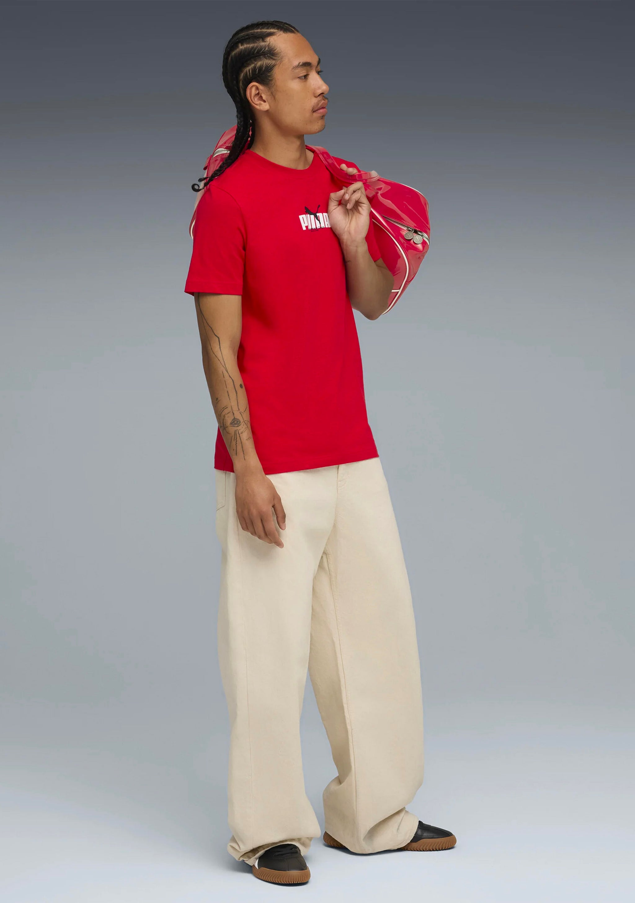 Puma Men's Graphic Wording Tee