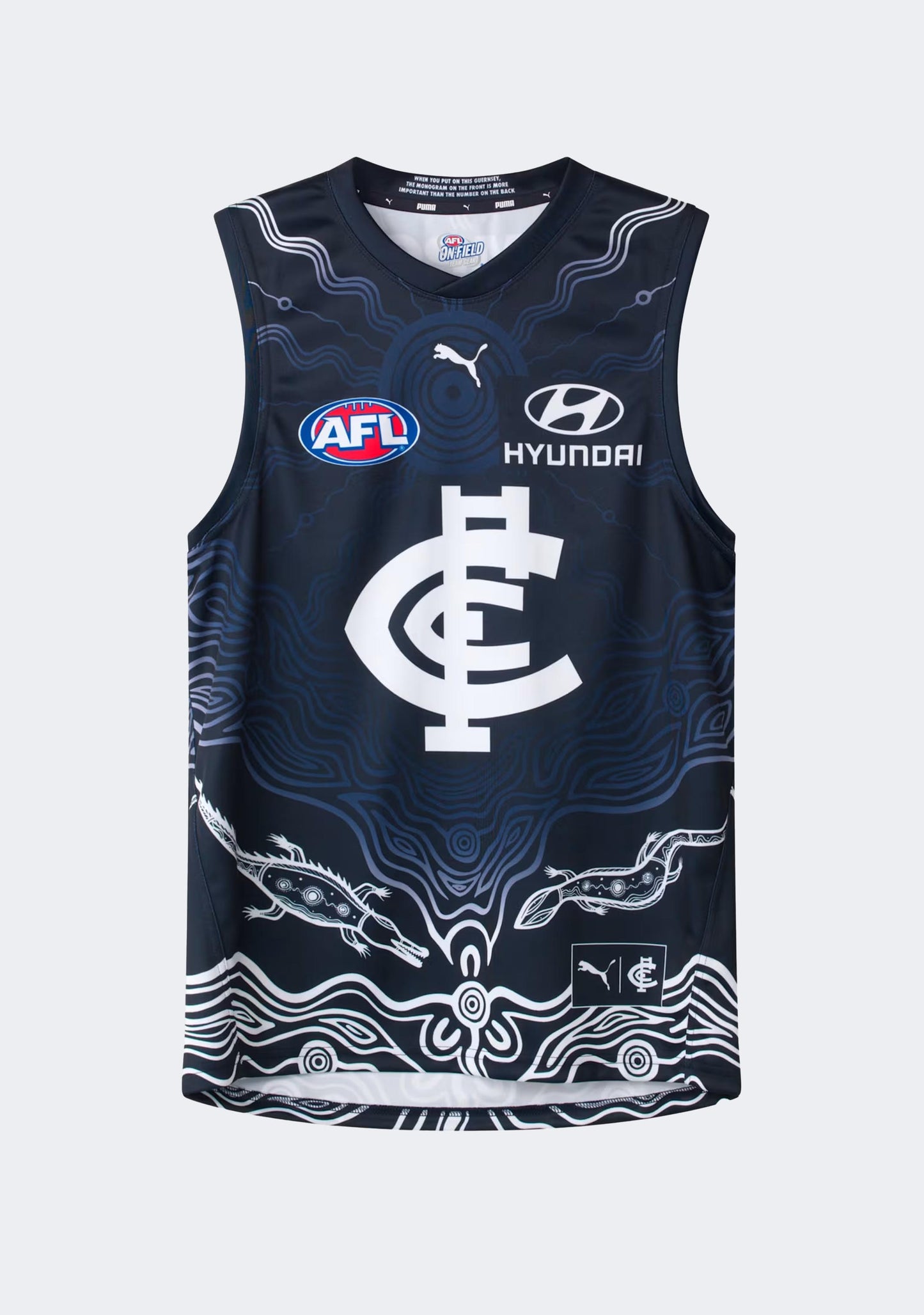 Puma Men's Carlton FC 2024 Replica Indigenous Guernsey