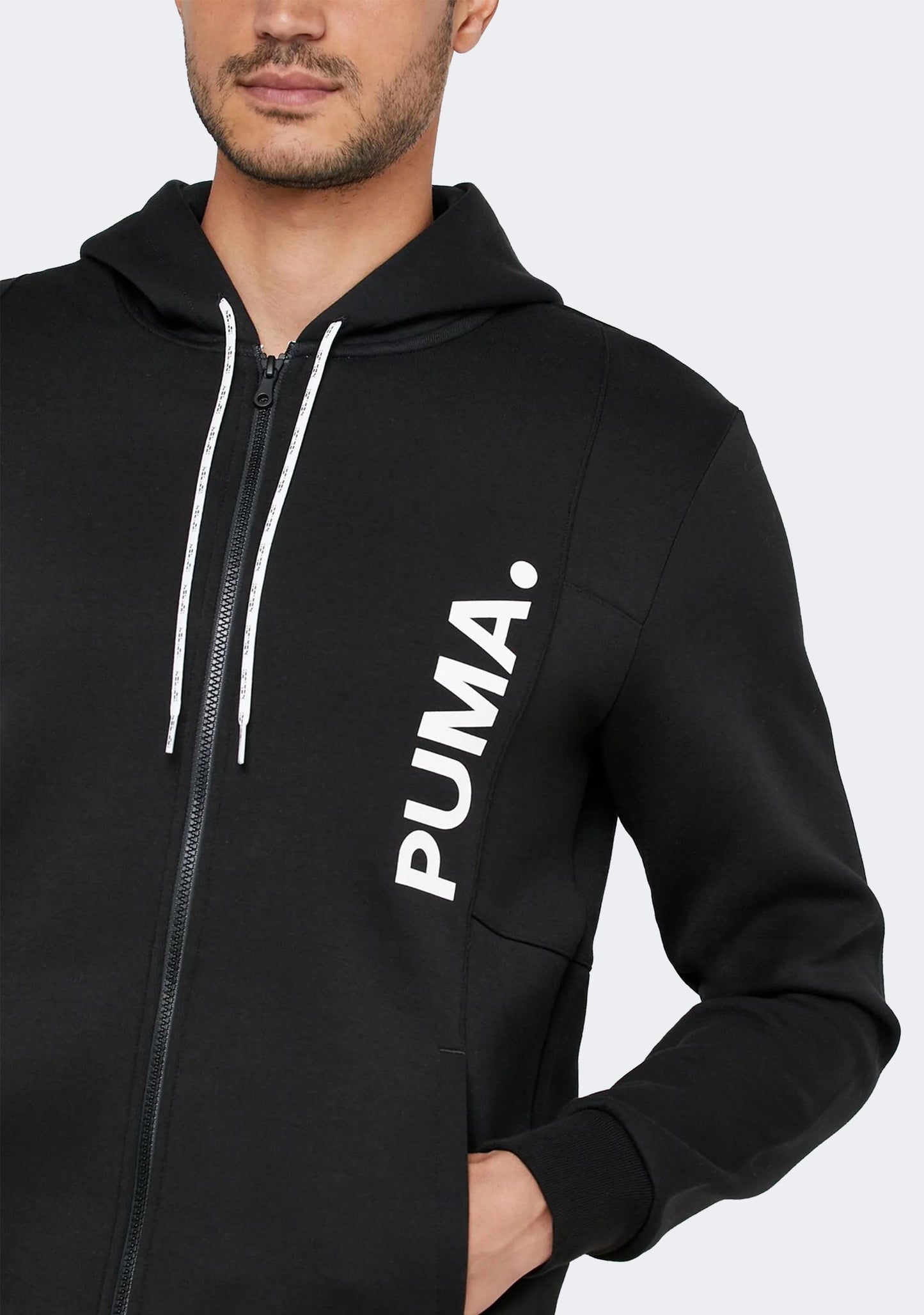 Puma Men's Epoch Full Zip Hoodie Black