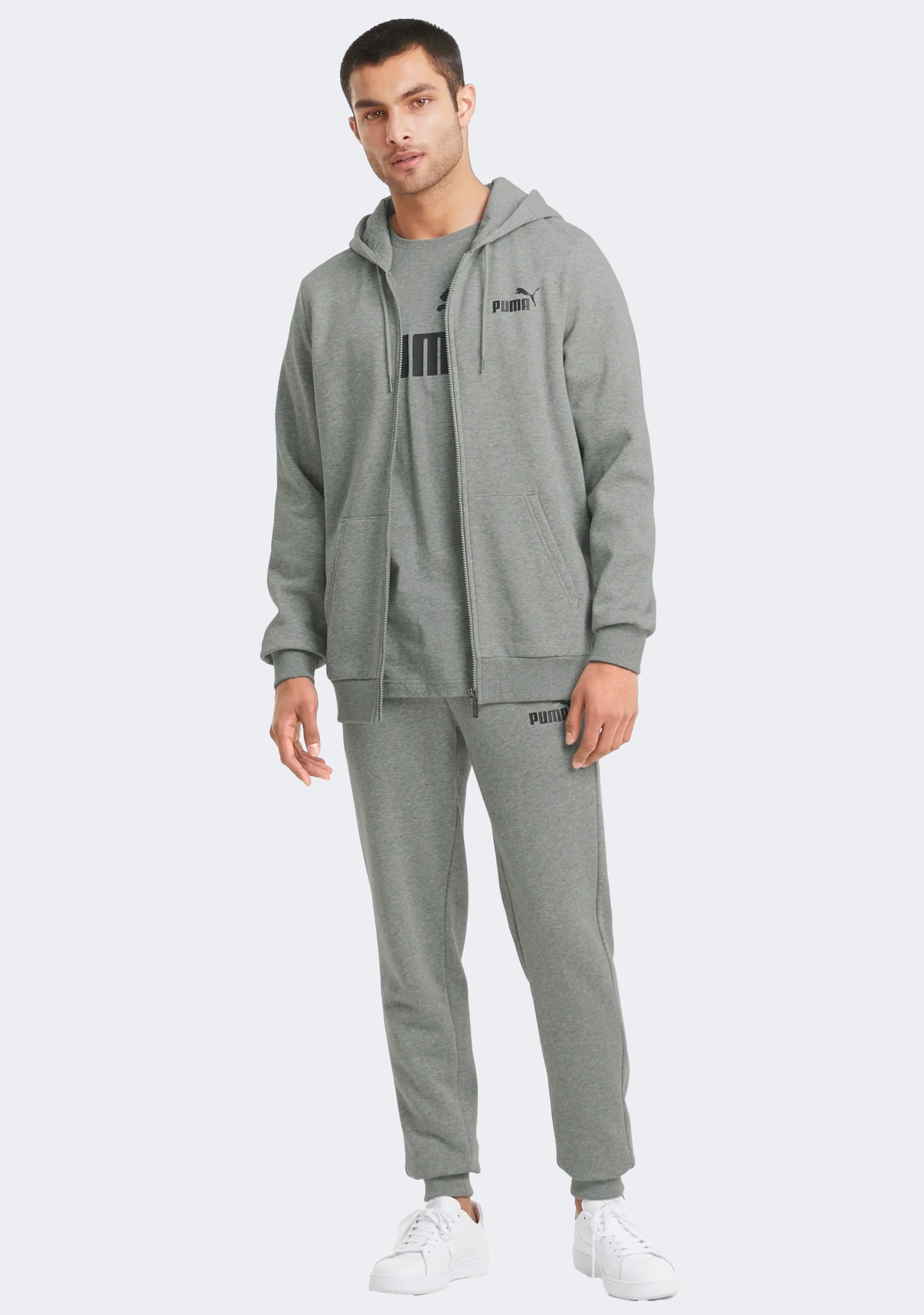 Puma Men's Essential Small Logo Full Zip Hoodie