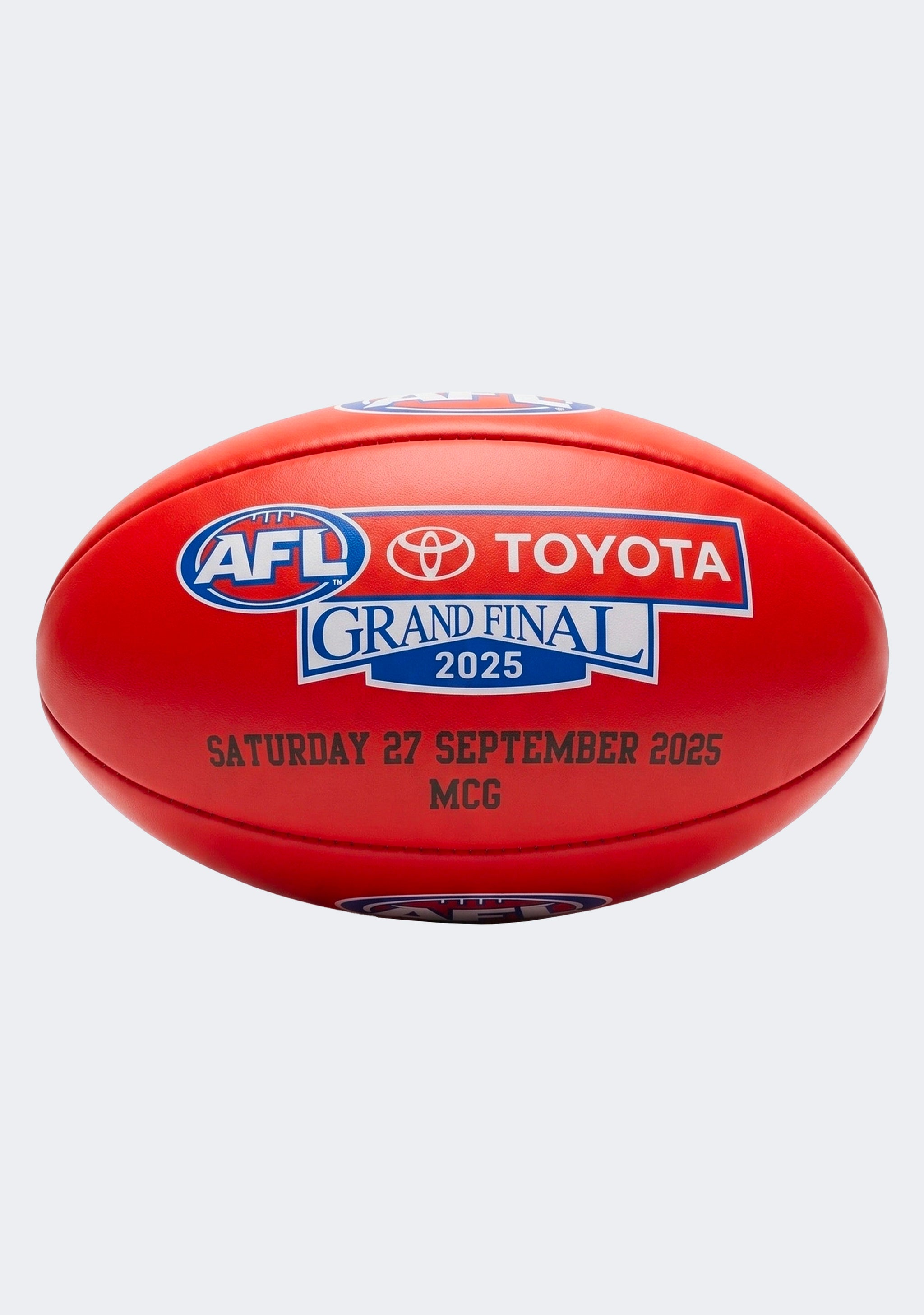 Sherrin PVC AFL Grand Final 2025 20cm Mini Football Red