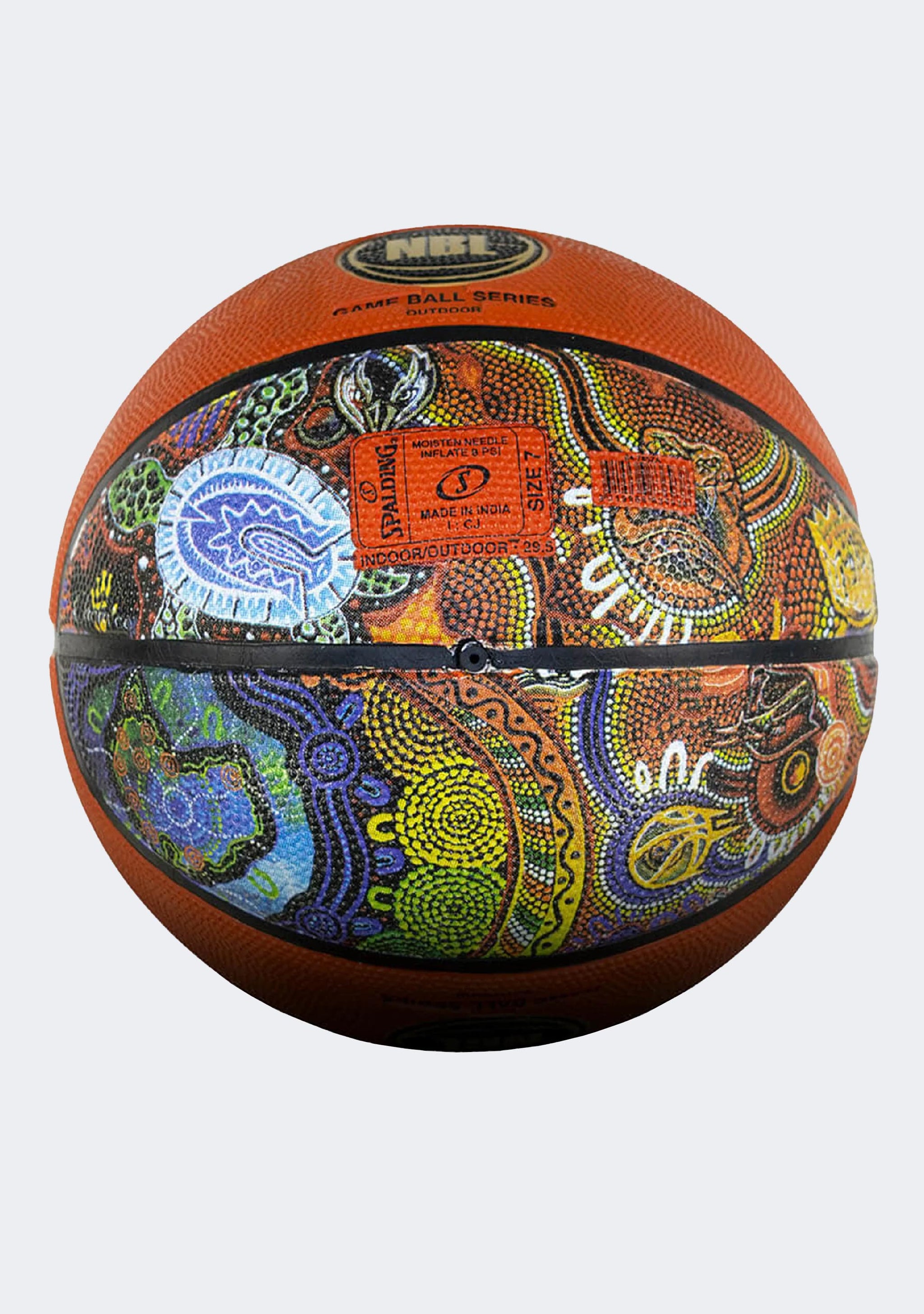 Spalding NBL Series Outdoor Replica Indigenous Game Ball (Brown)