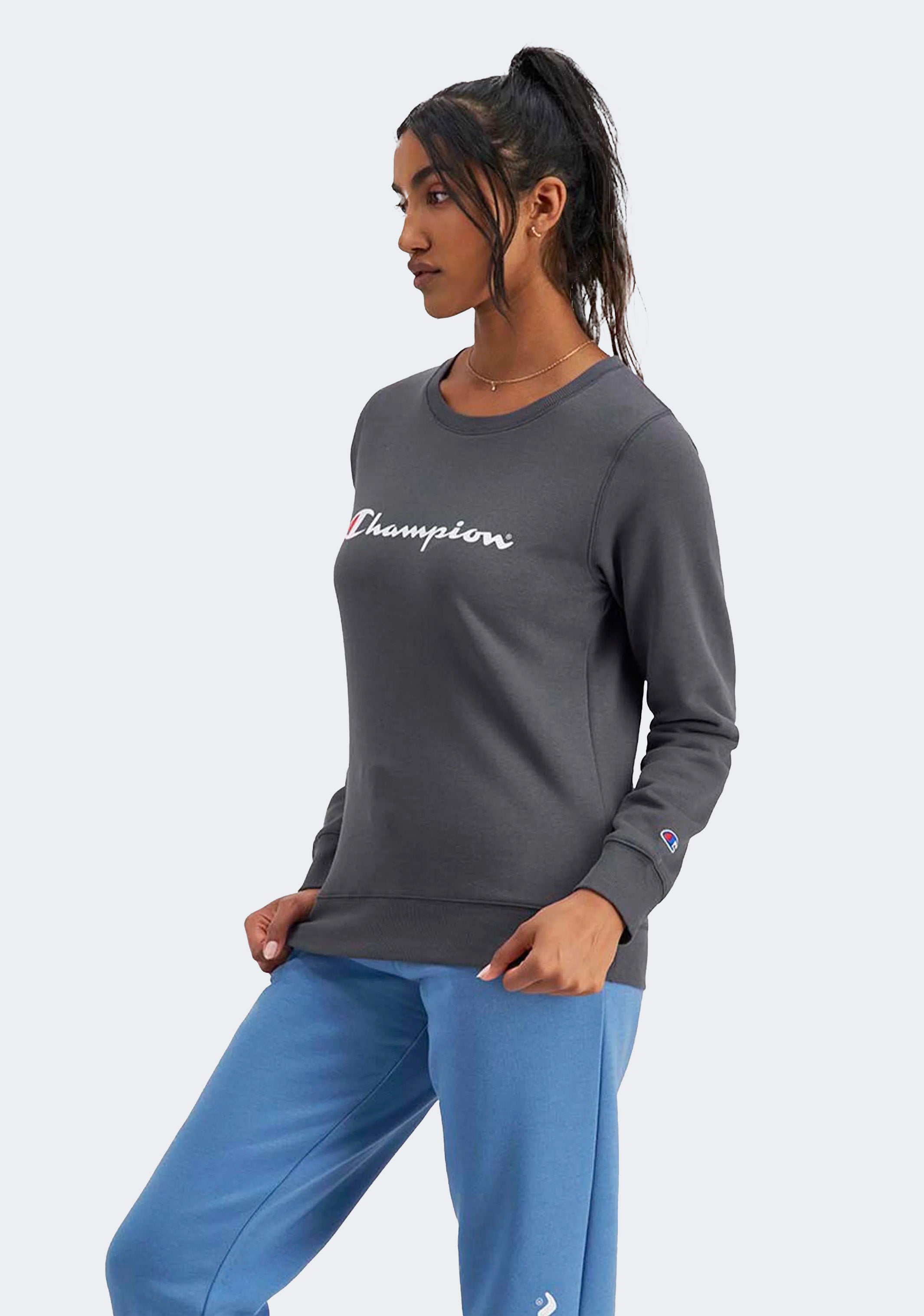 Champion Women's Script Crew
