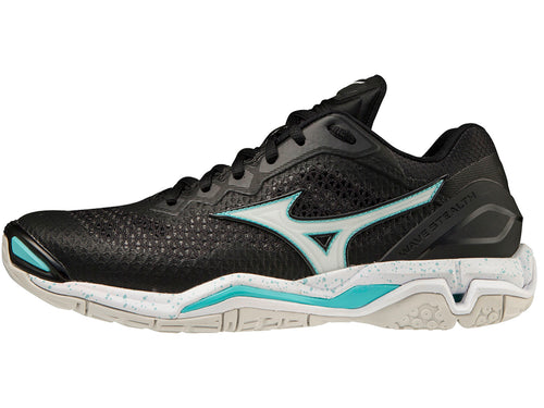 Mizuno Womens Wave Stealth Netball Shoes (Wide Fit) <br> X1GB219805