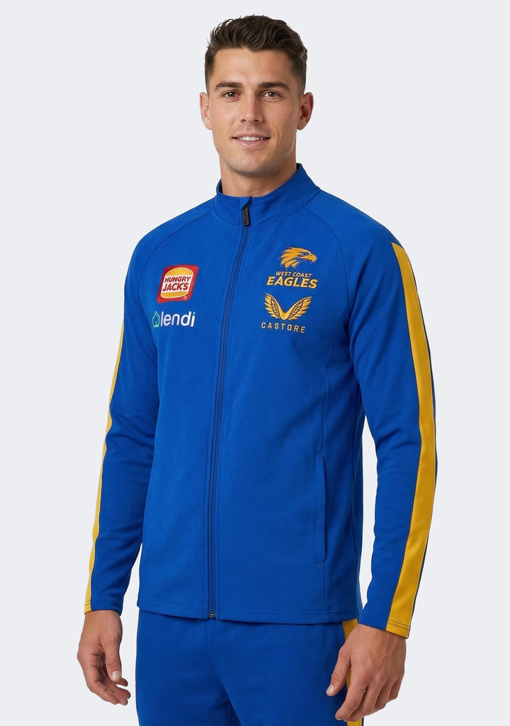 Castore Men’s West Coast Eagles Track Jacket - Blue