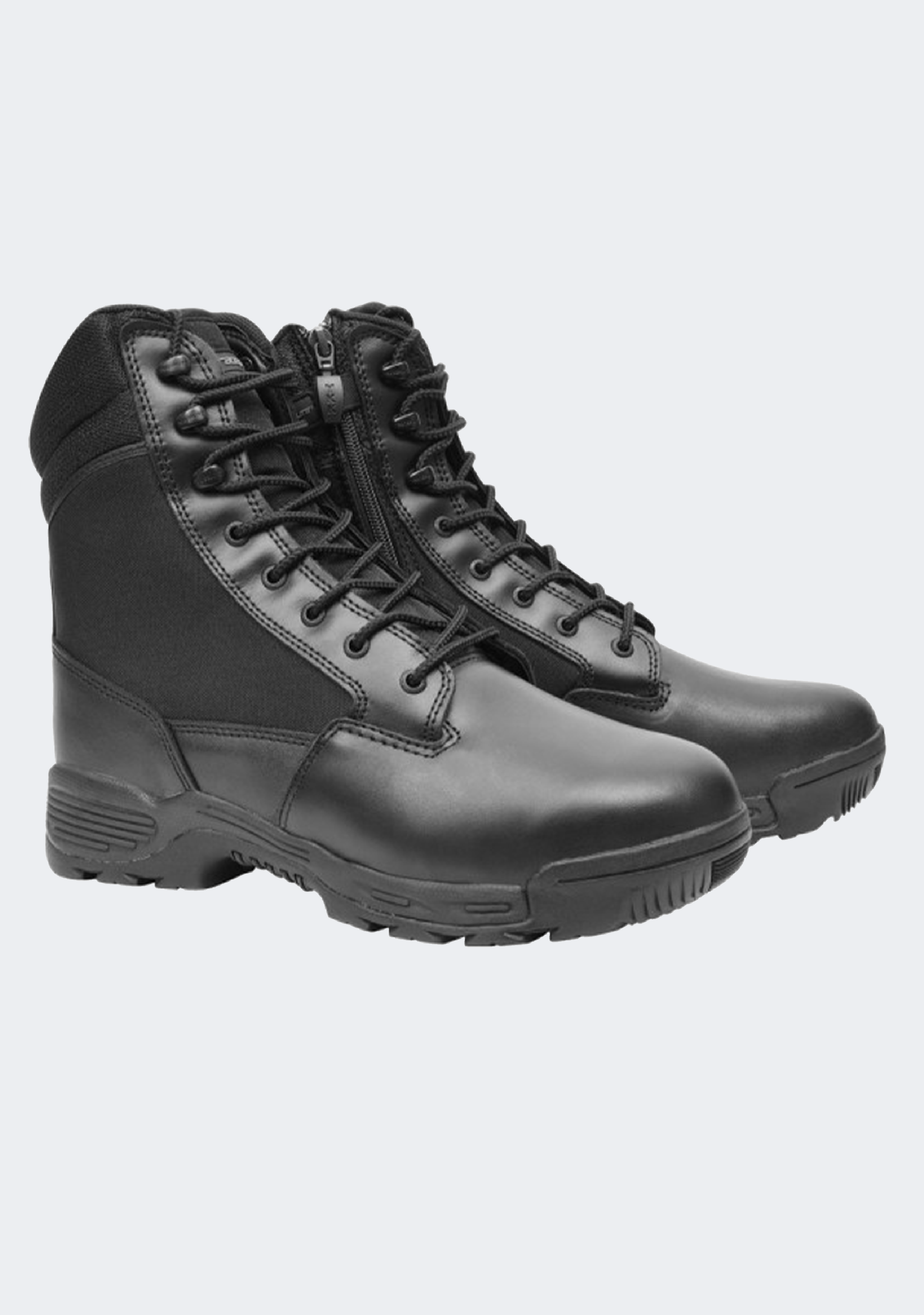 Tracerlite Men’s 8 Inch Leather Cordura Side Zip Boots