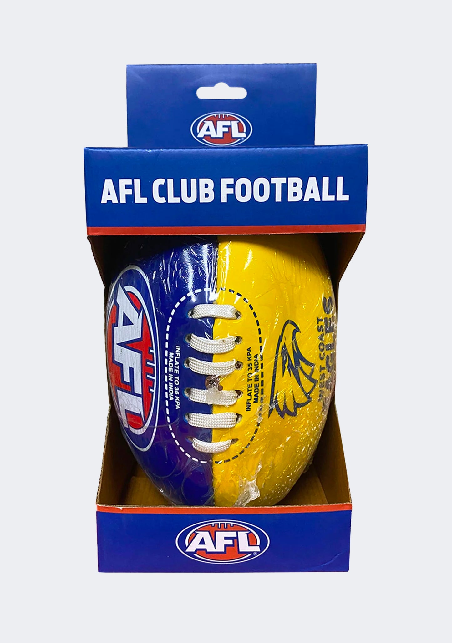 Burley PVC AFL West Coast Eagles Footy 20cm