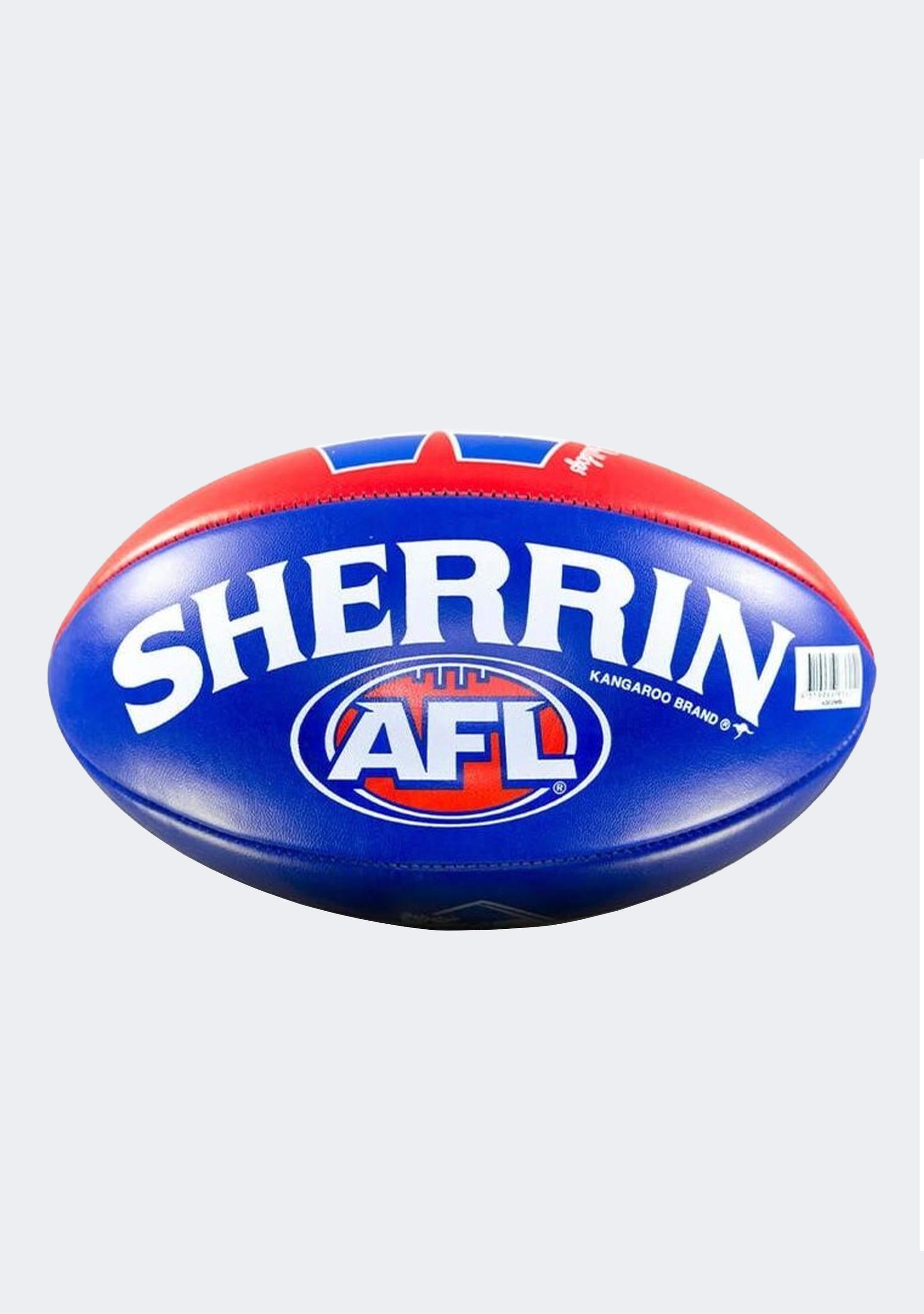 Sherrin Western Bulldogs PVC AFL Team Logo Football