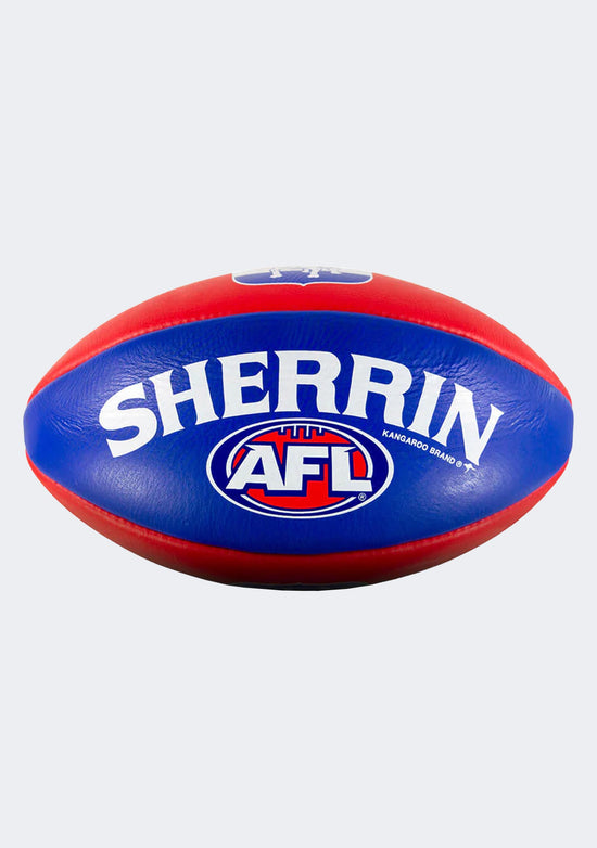 Sherrin Western Bulldogs Team Leather Football
