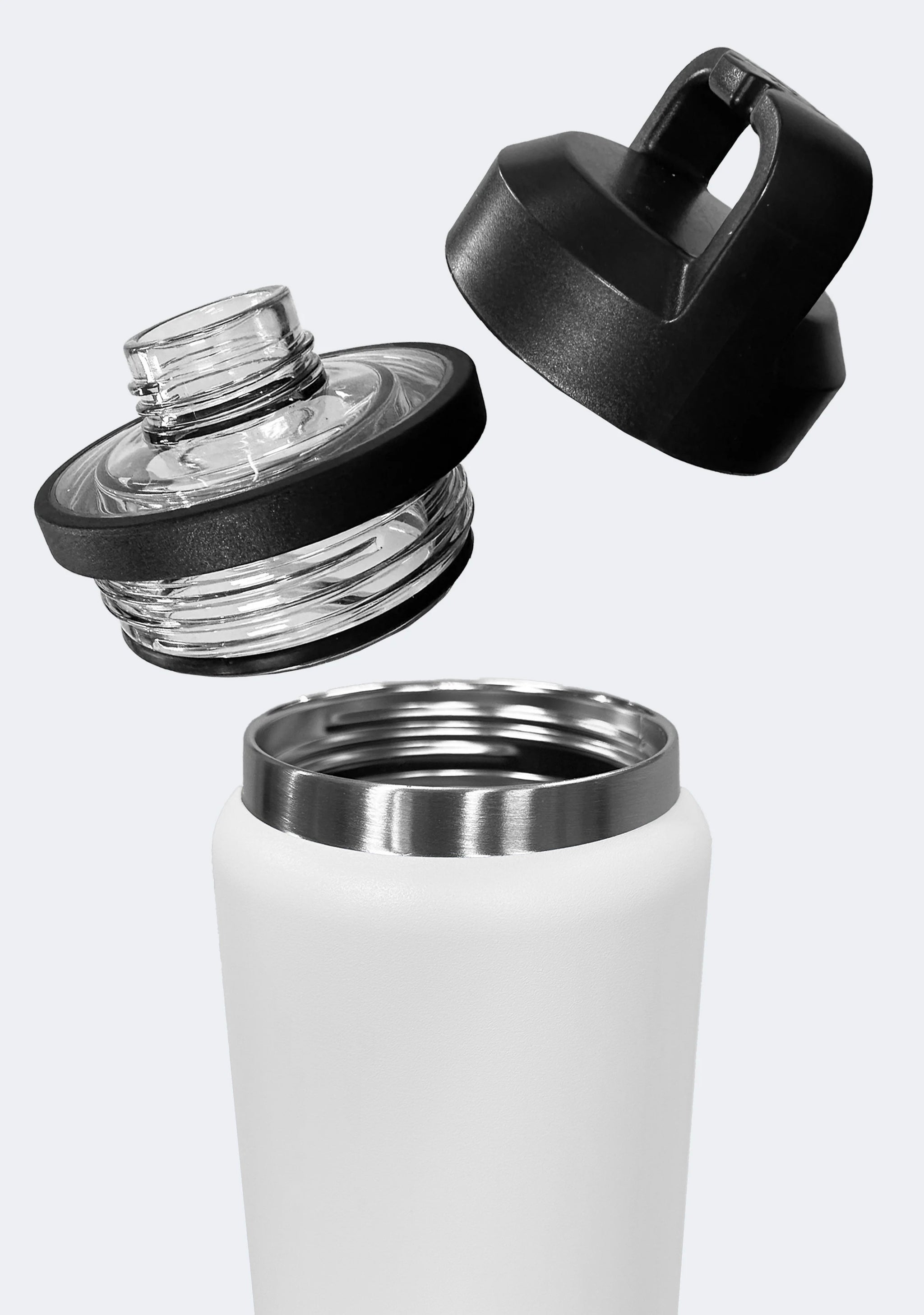 Fridgy 1080mL Grip Range Water Bottle White