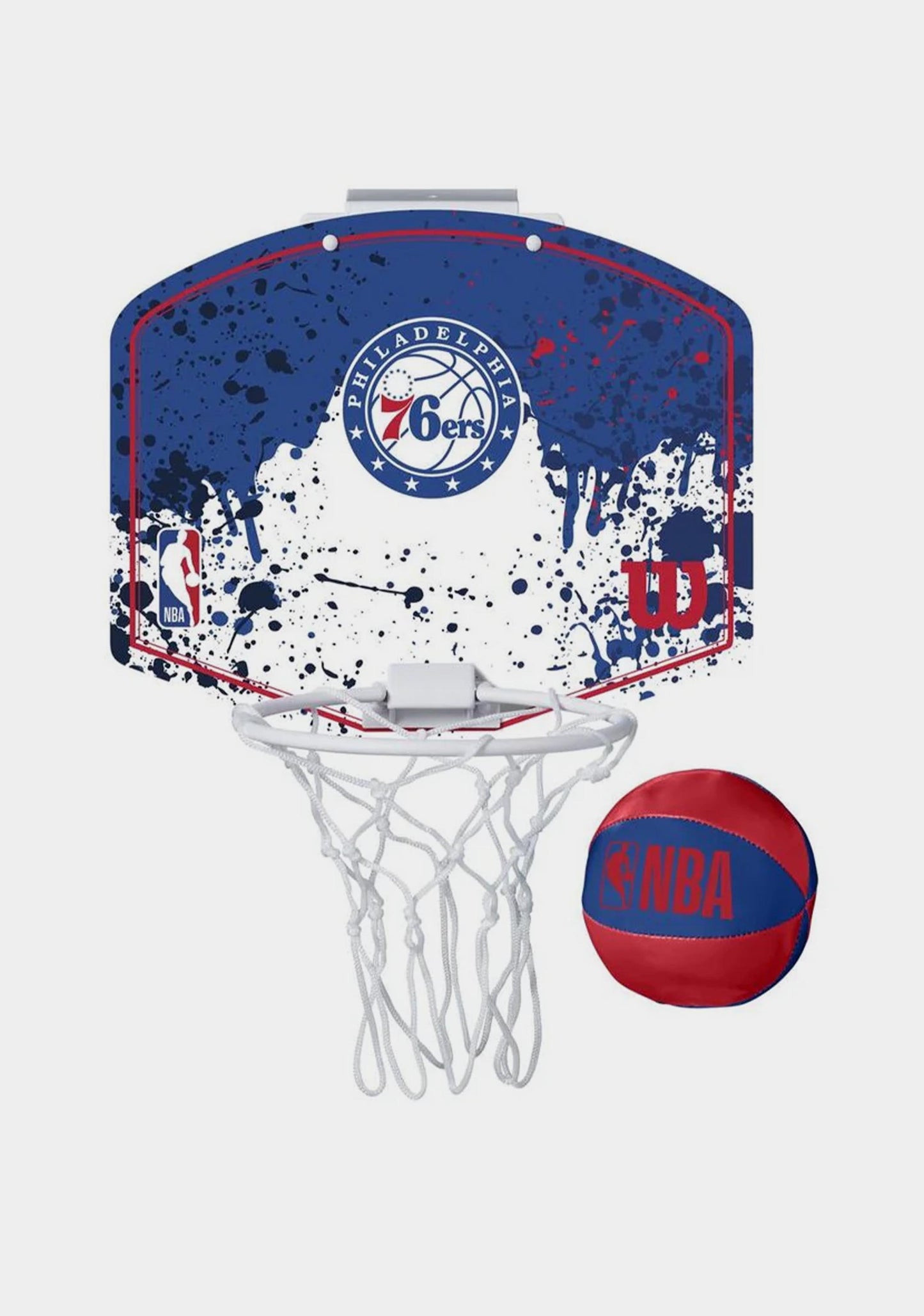 Wilson NBA Team Mini Basketball Hoop Philadelphia 76ers