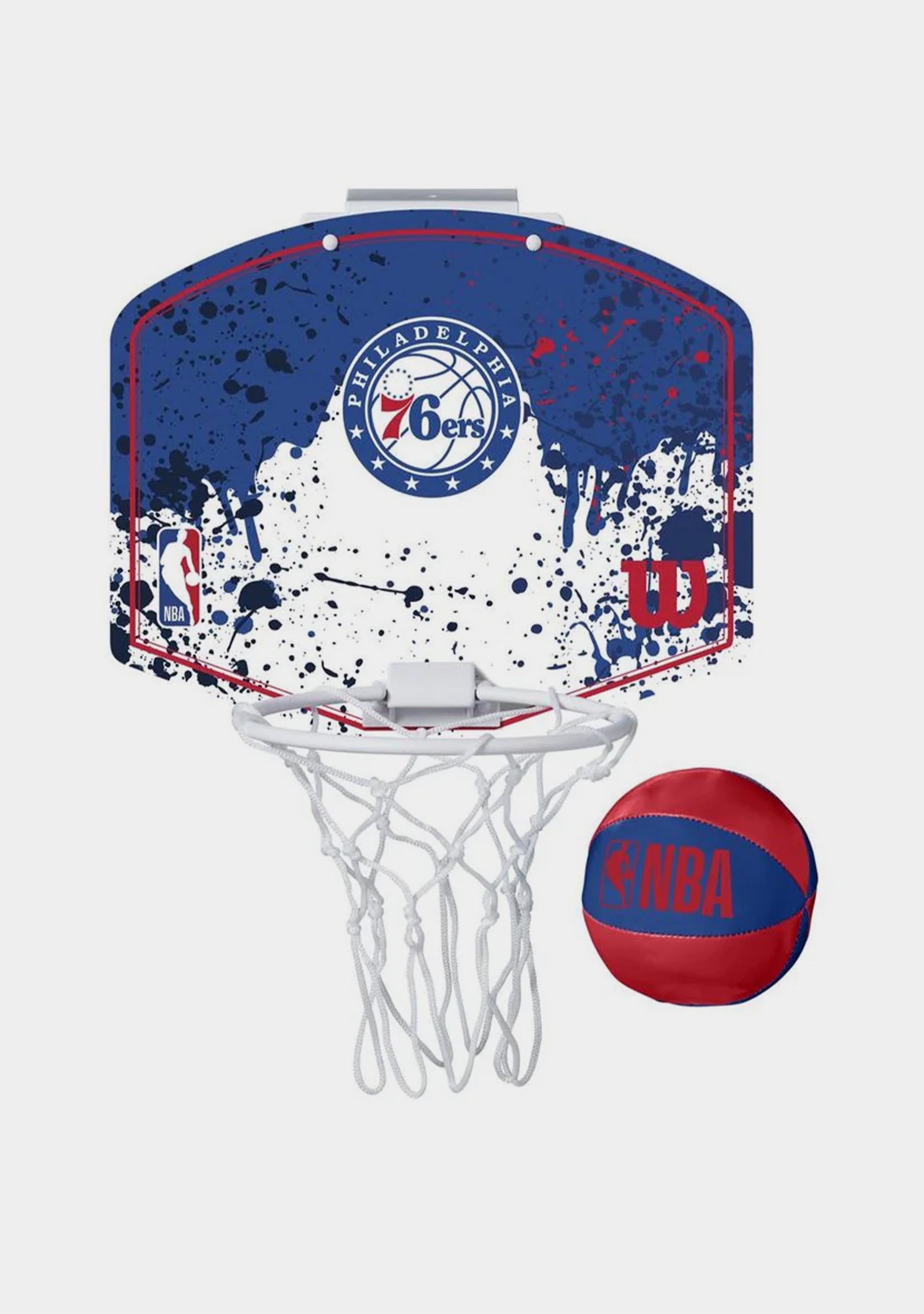 Wilson NBA Team Mini Basketball Hoop Philadelphia 76ers