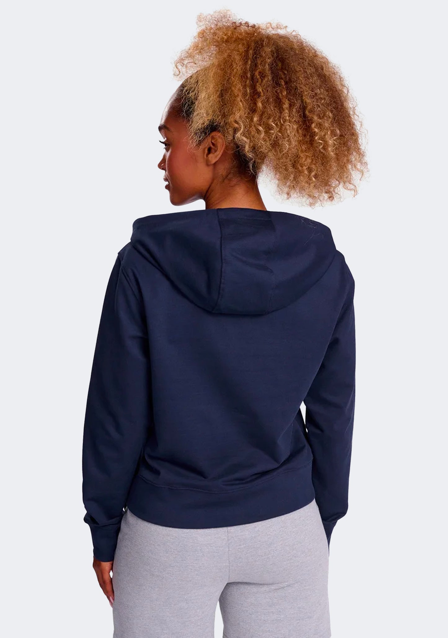 Champion Women’s Script Logo Hoodie Navy