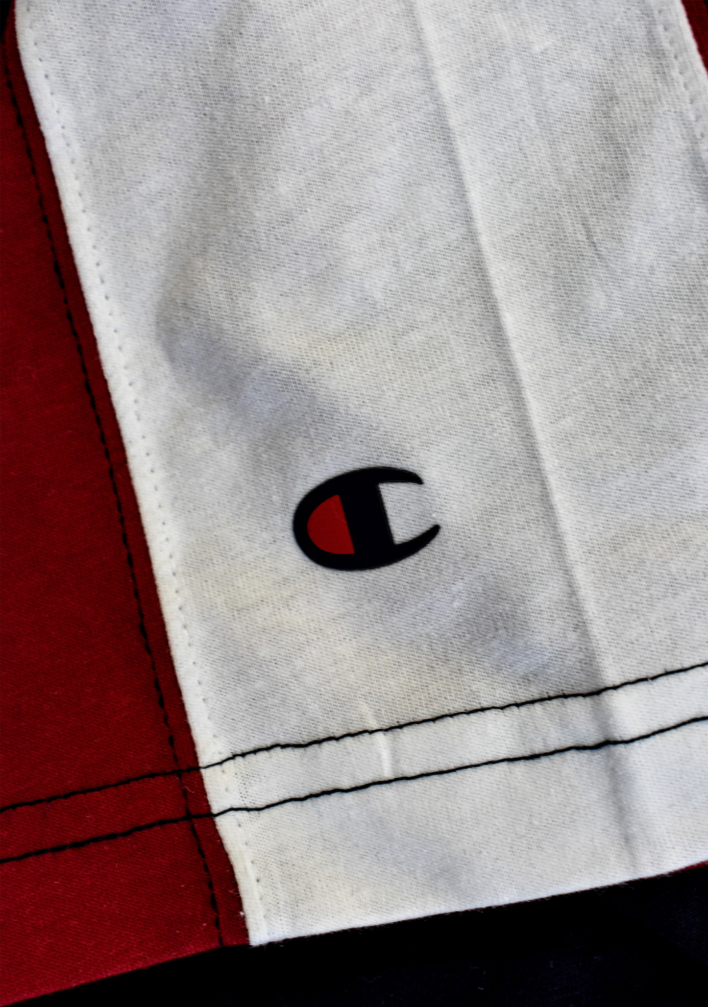 Champion Mens EU Mod Block Tee Red Navy
