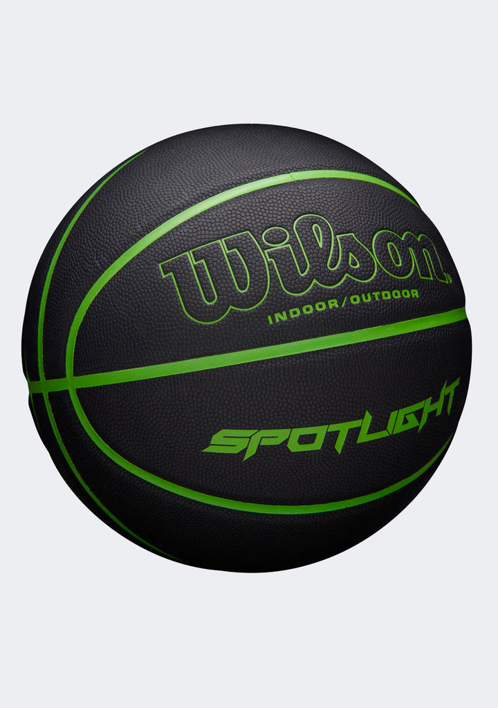 Wilson Spotlight Indoor/Outdoor Basketball Black/Green