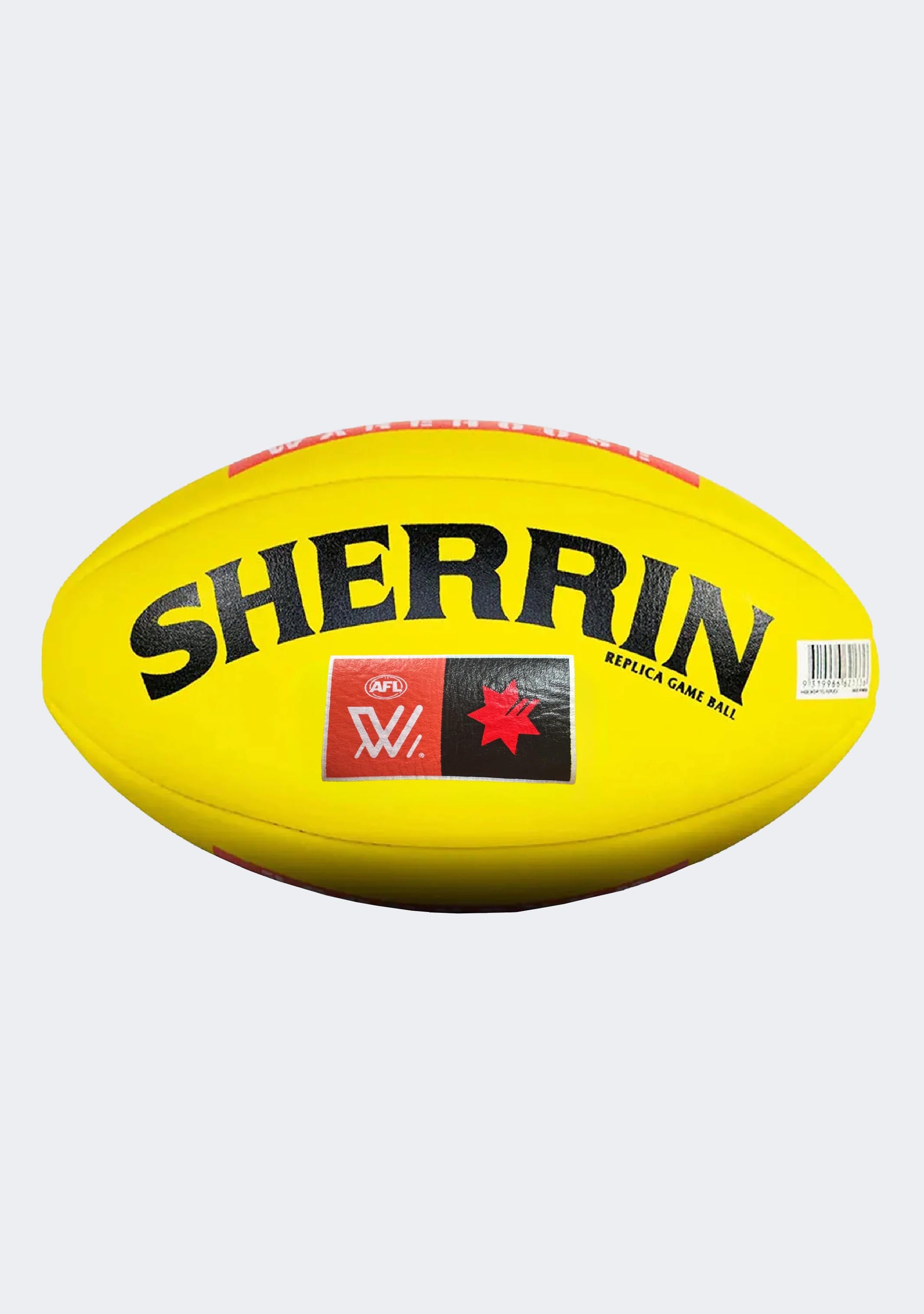 Sherrin AFLW Replica Leather Football - Yellow – Jim Kidd Sports