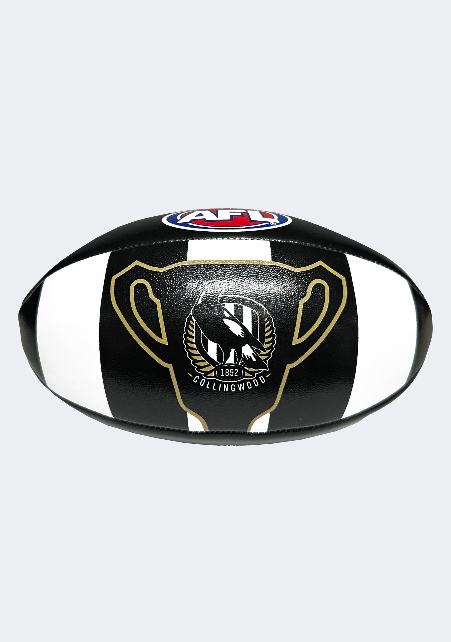 Sherrin AFL Collingwood Magpies 2023 Premiers Mini Footy 20cm