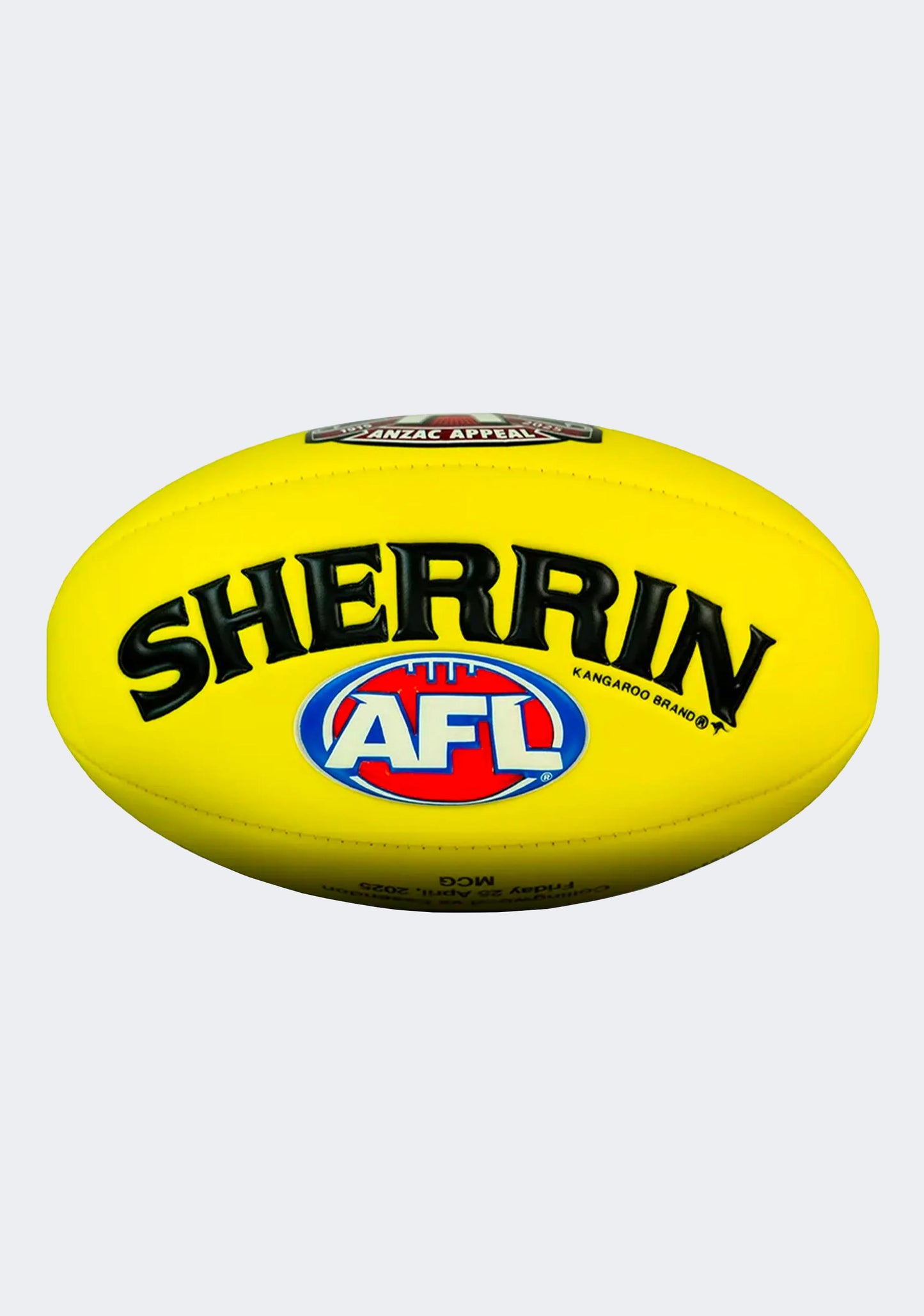 Sherrin 2025 ANZAC Eve Super Soft Touch Football Yellow