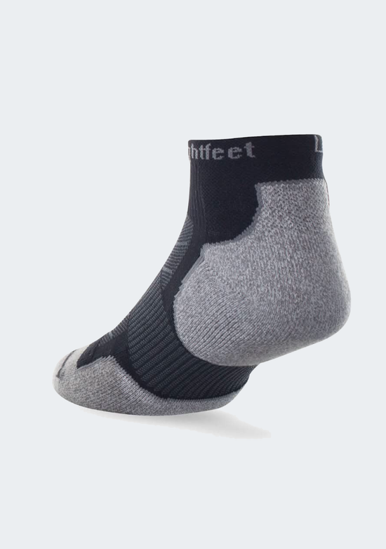 Lightfeet Adults Evolution Mini Crew Socks Black