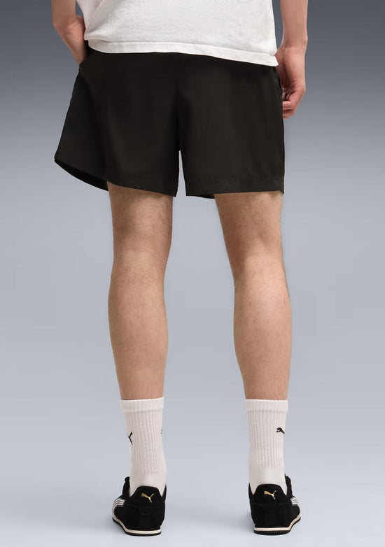 Puma Men's Essentials Woven 5 Inch Shorts Black