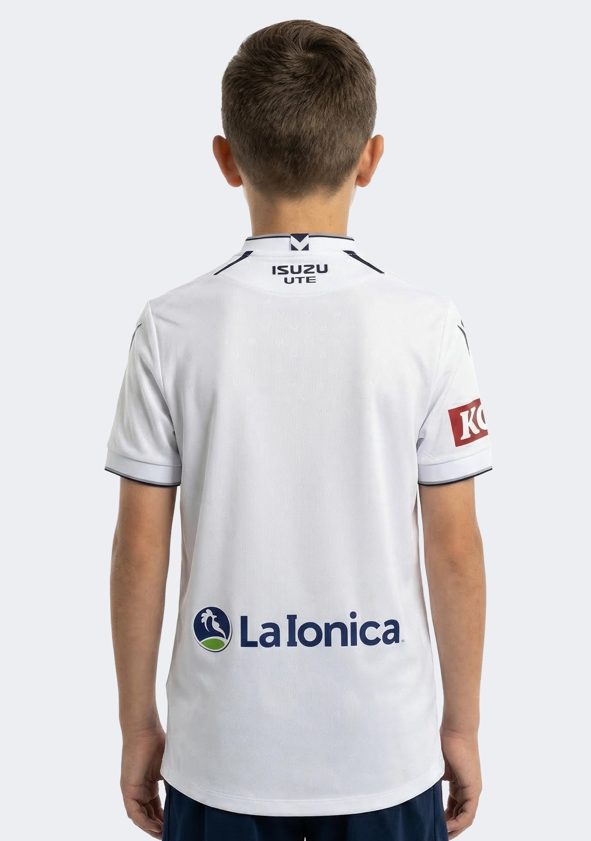 Macron Kids' Melbourne Victory M24/25 ALW Authentic Short Sleeve Away Jersey