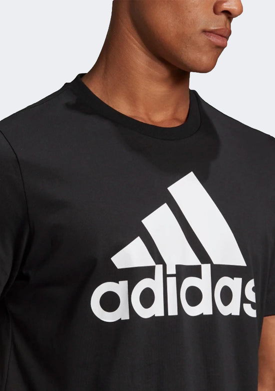 Adidas Men’s Essentials Single Jersey Big Logo Tee Black