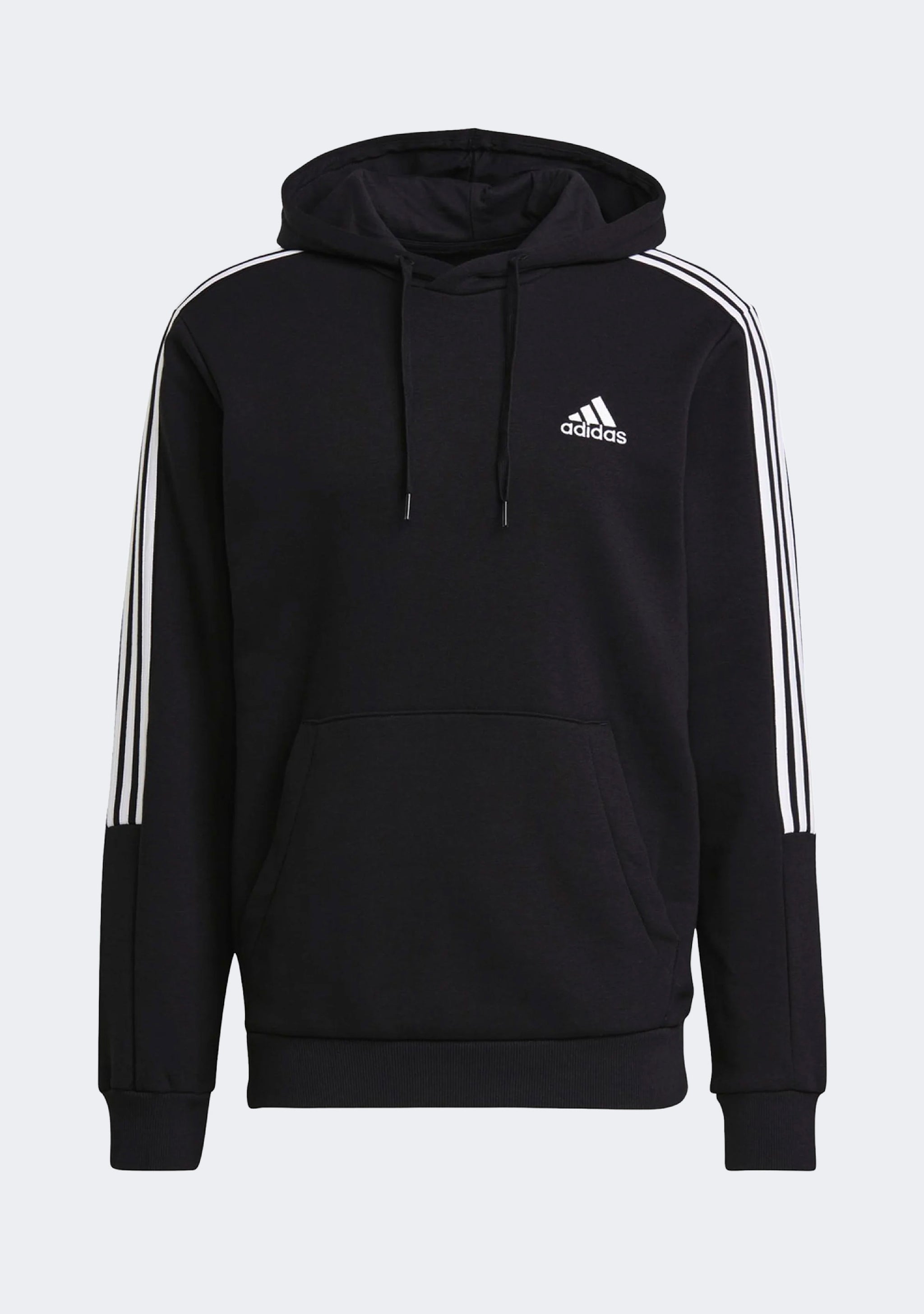Adidas Men’s Essentials Fleece Cut 3 Stripes Hoodie