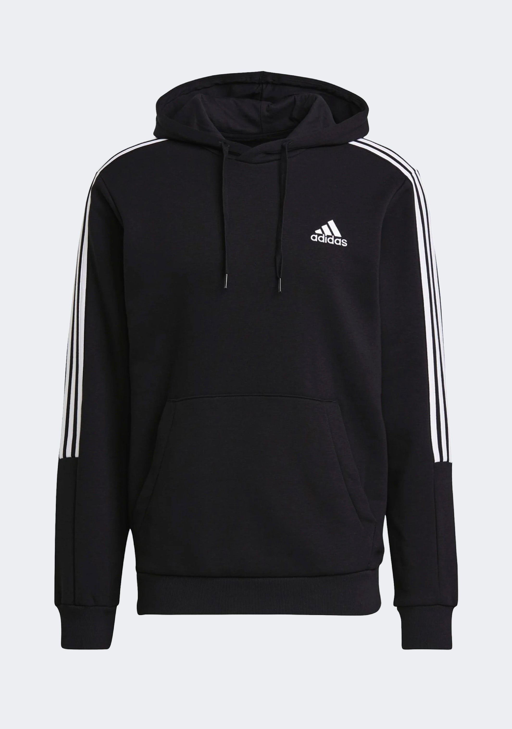 Adidas Men’s Essentials Fleece Cut 3 Stripes Hoodie