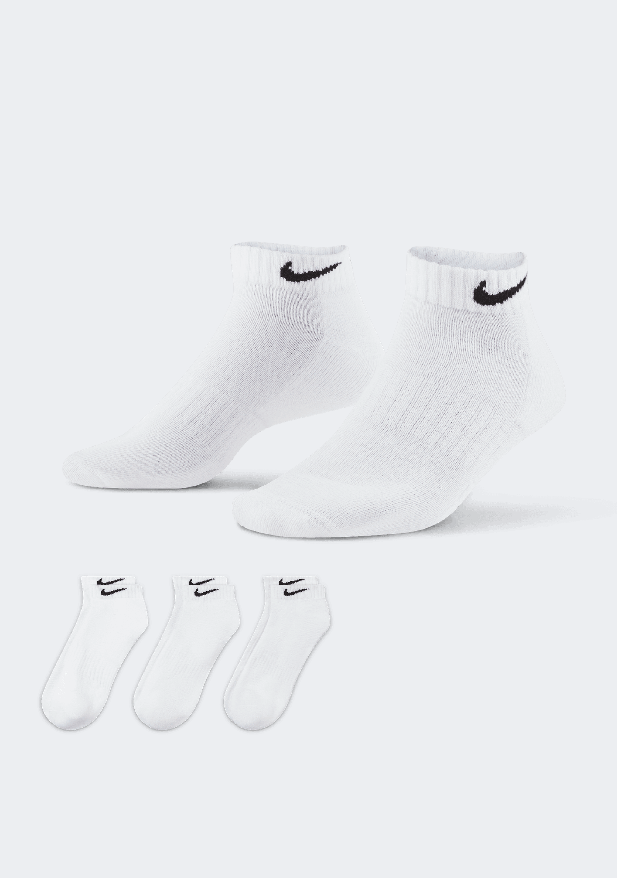 Nike Everyday Cushioned Low Socks (3 Pack)