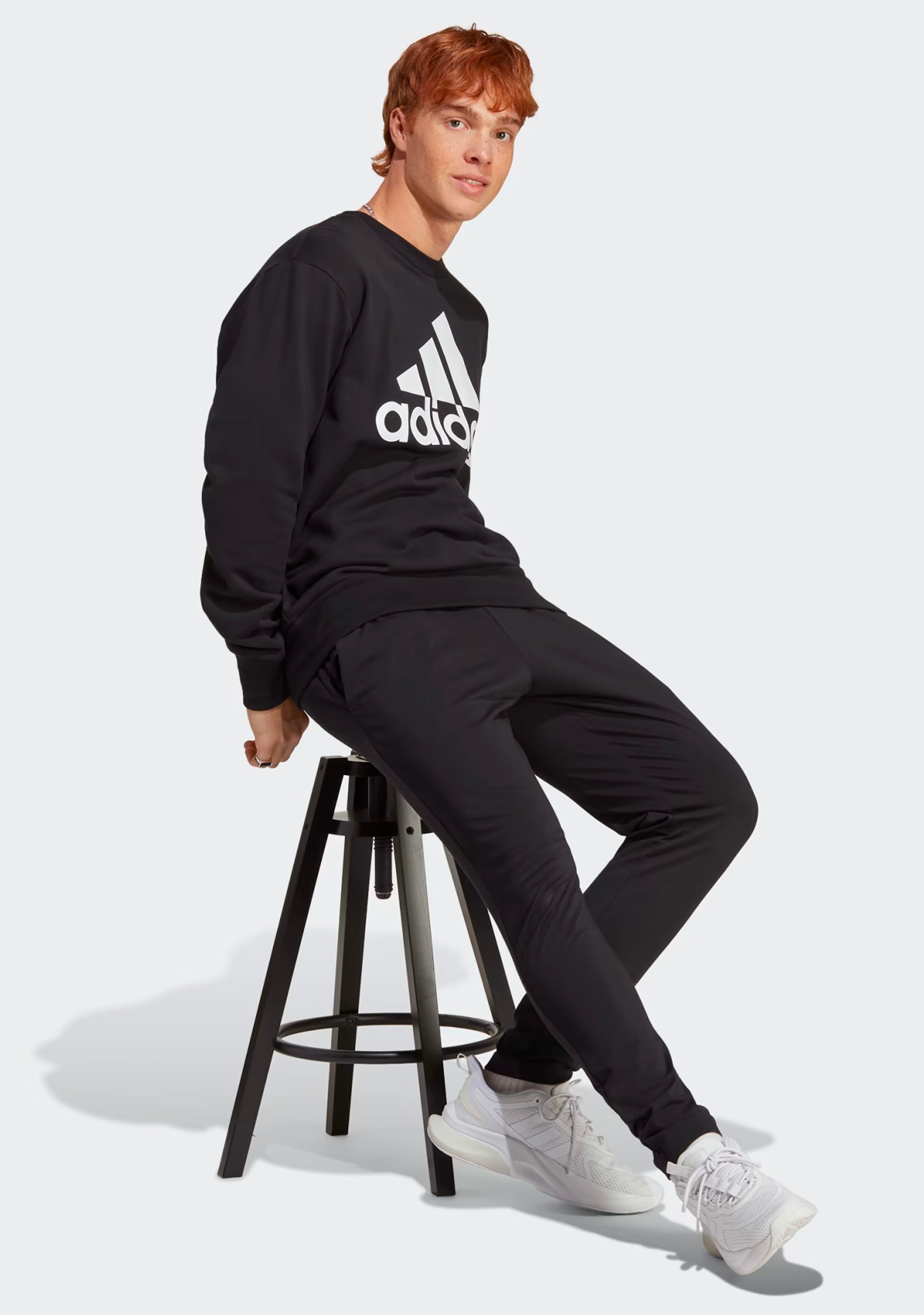 Adidas Men’s Big Logo Sweatshirt Black