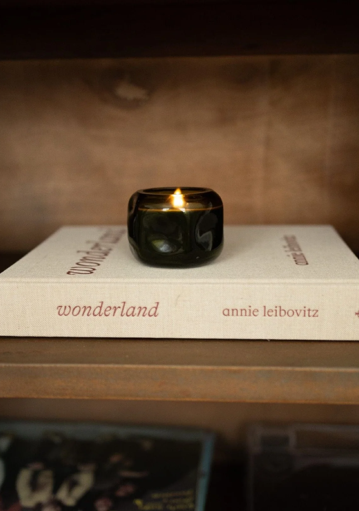 Paddywax Basalt Green 5oz Glass Candle - Wild Fig & Cedar