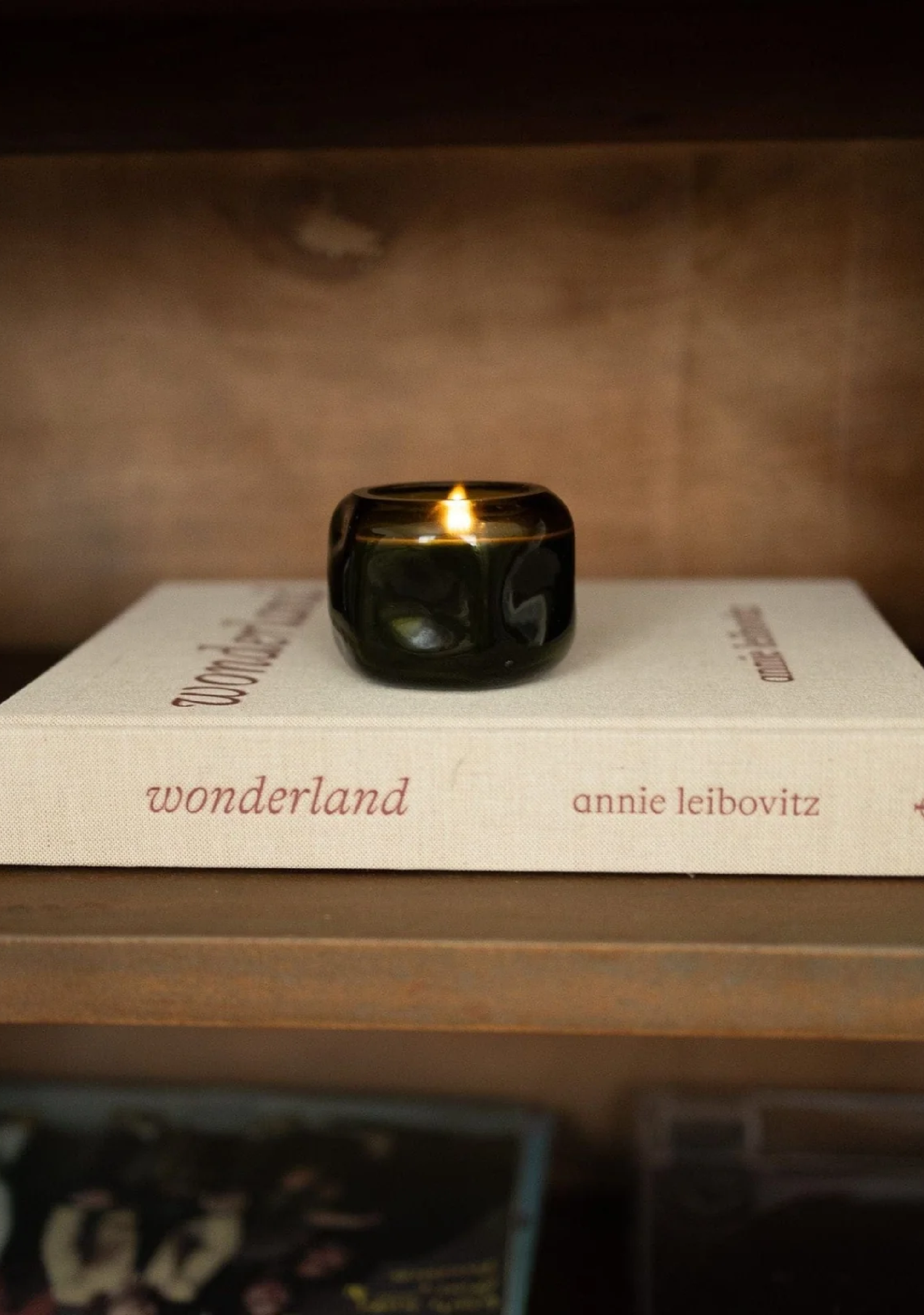 Paddywax Basalt Green 5oz Glass Candle - Wild Fig & Cedar