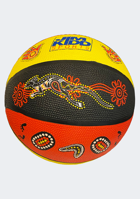 BURLEY x JKS Rubber Indigenous Basketball Size 5