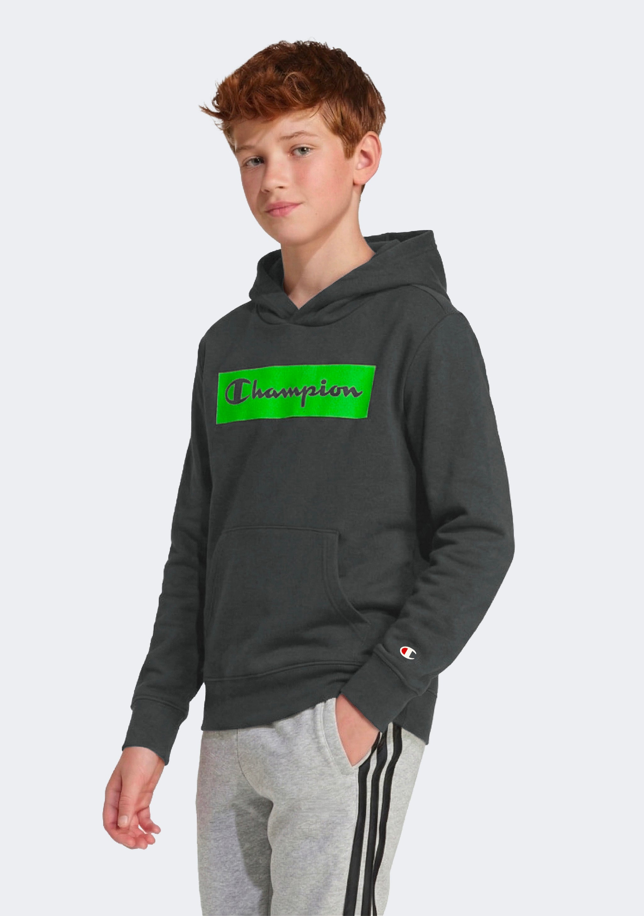 Champion Boys' EU Flockbox Hoodie