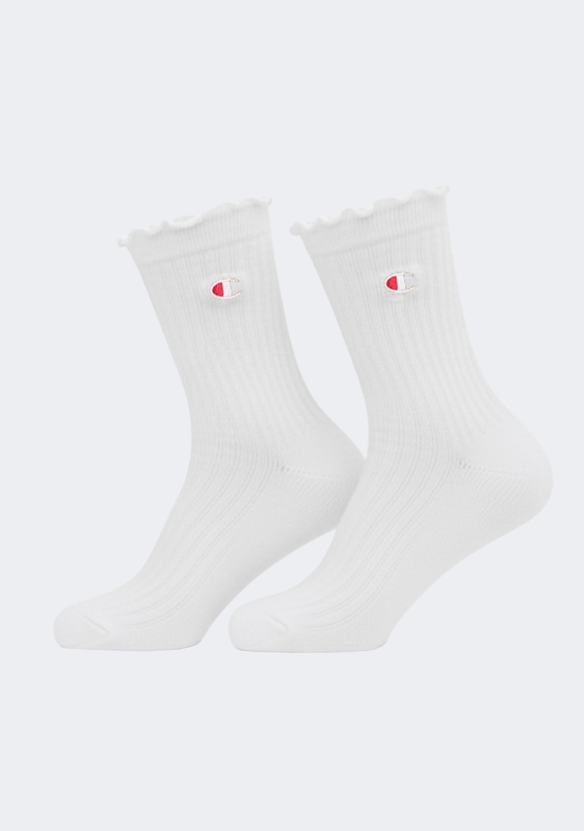 Champion Lifestyle Frill Quarter Crew Socks 2 Pack