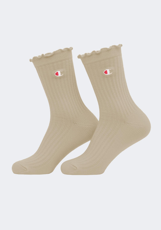 Champion Lifestyle Frill Quarter Crew Socks 2 Pack